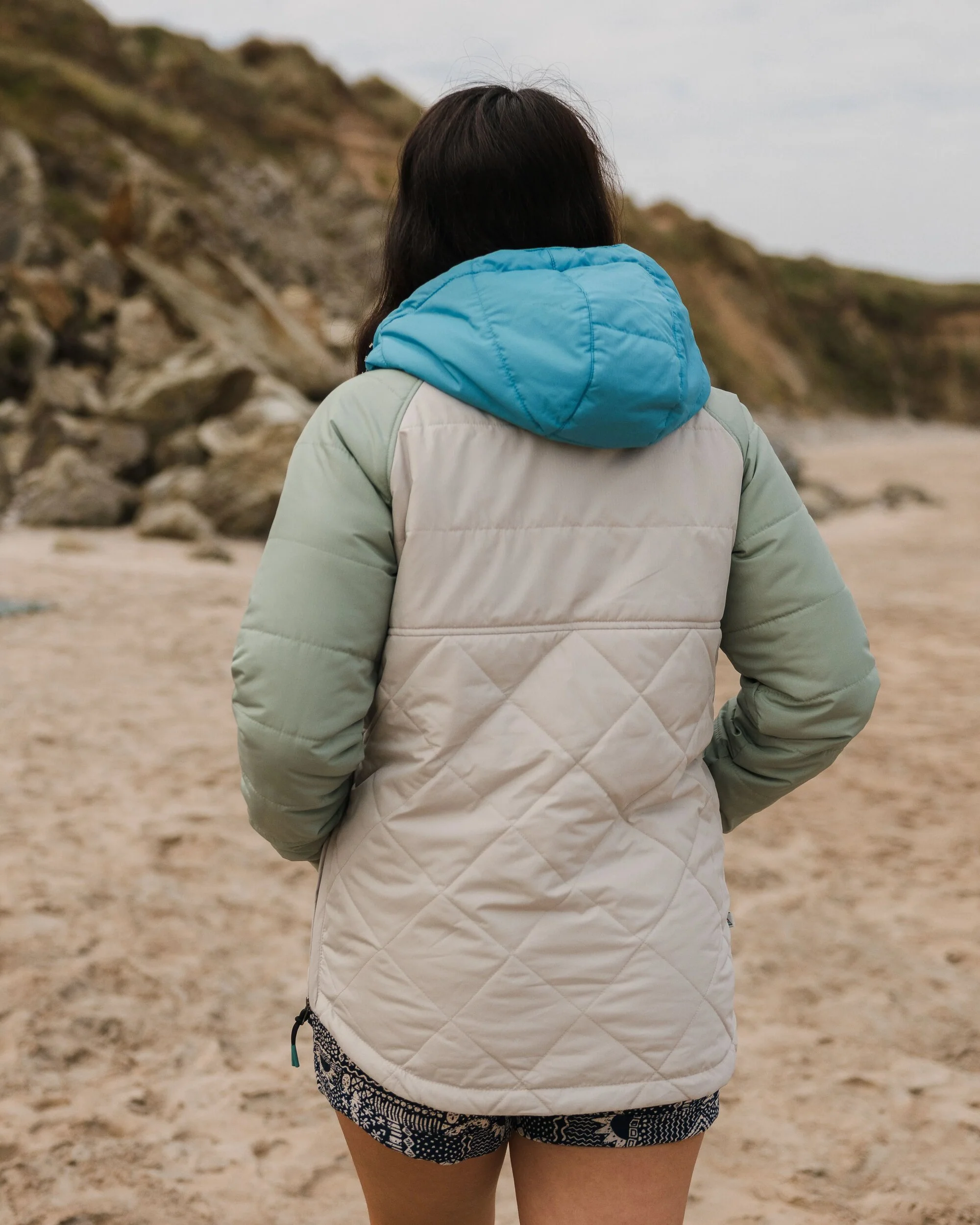 Ocean Insulated Anorak - Pebble Grey - Image 5