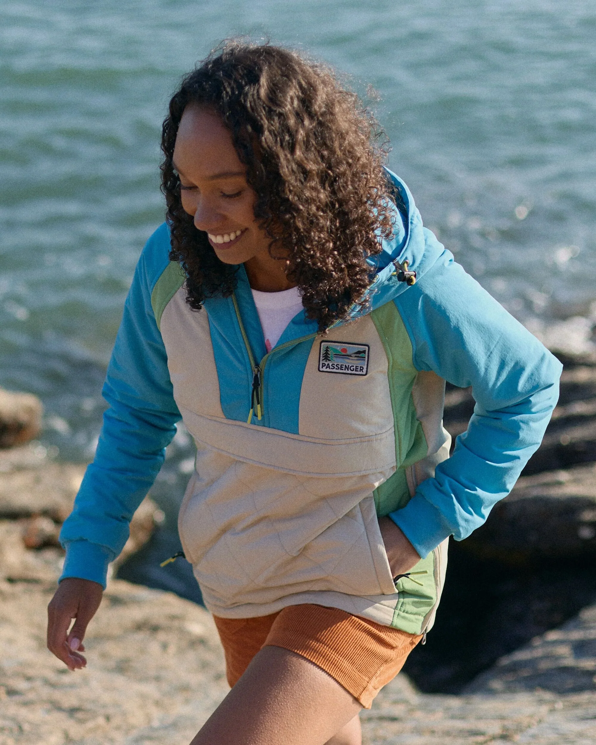 Ocean Insulated Anorak - Bluejay/Feather