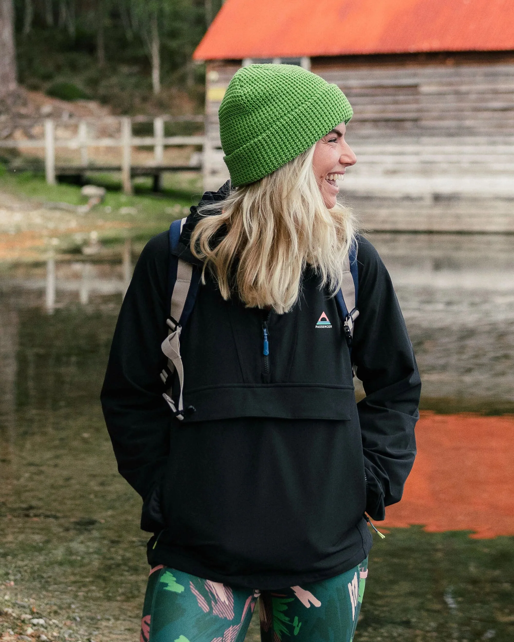 Ocean Softshell Anorak - Black - Image 3