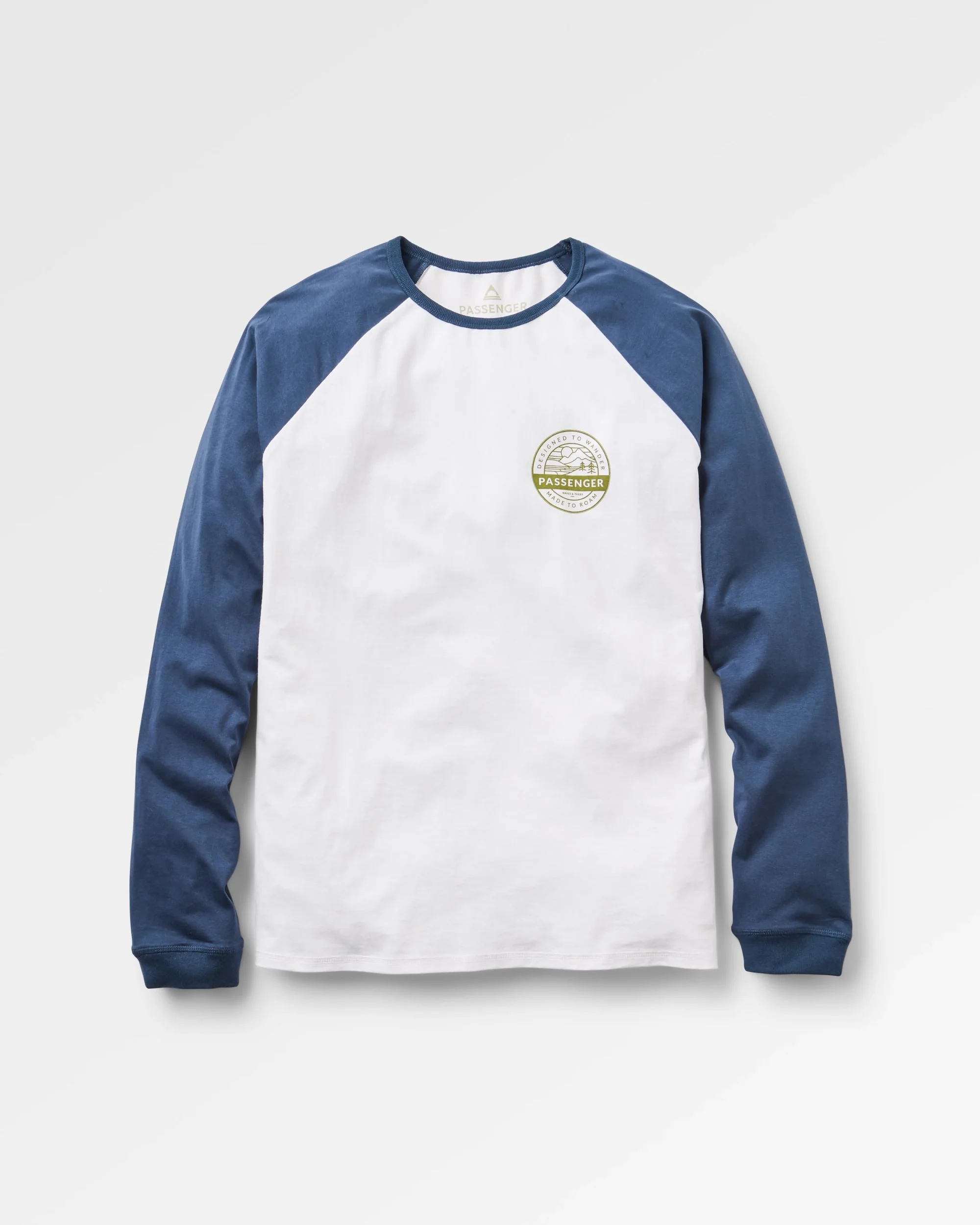 Odyssey Raglan LS T-Shirt - Rich Navy/White