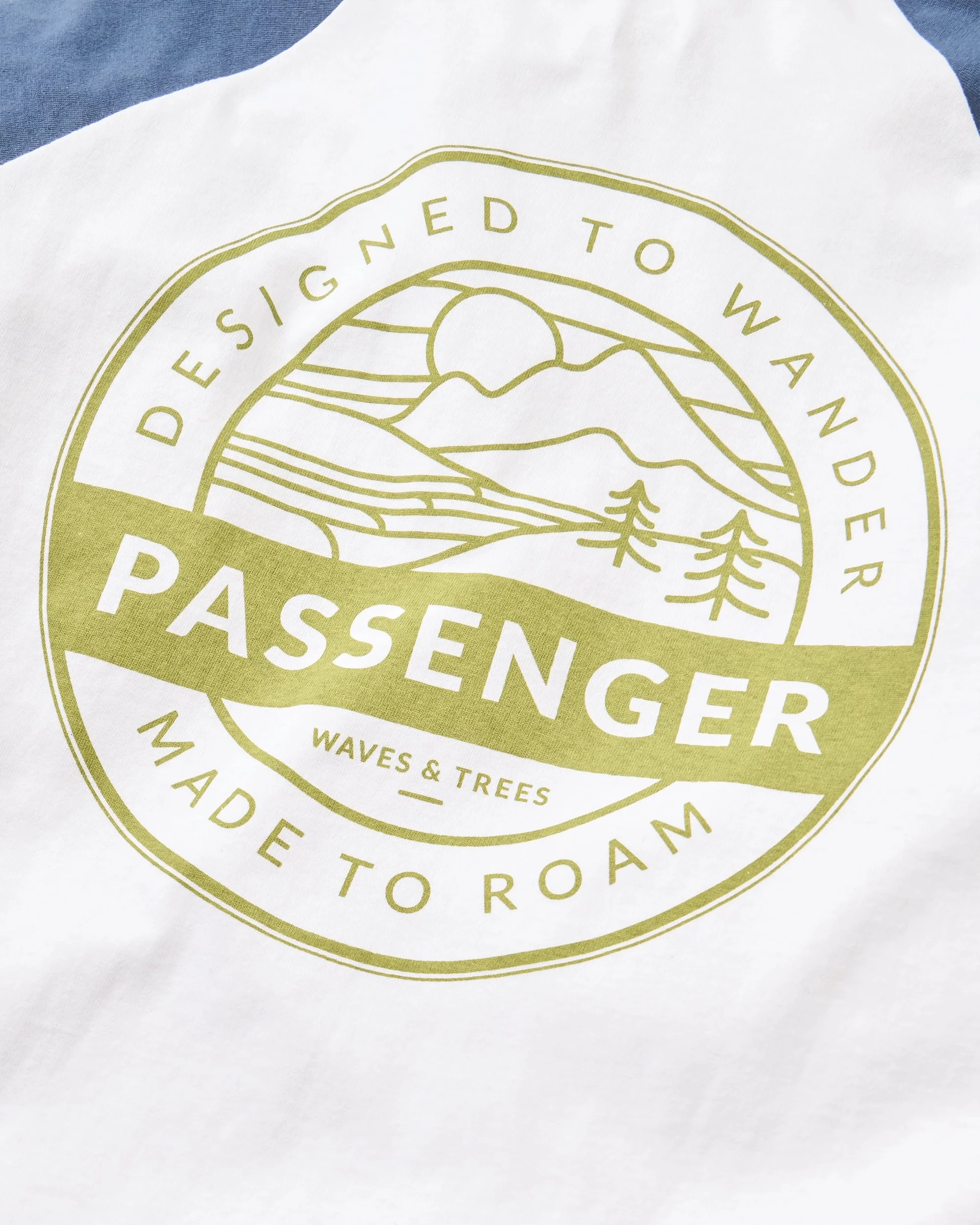 Odyssey Raglan LS T-Shirt - Rich Navy/White - Image 4