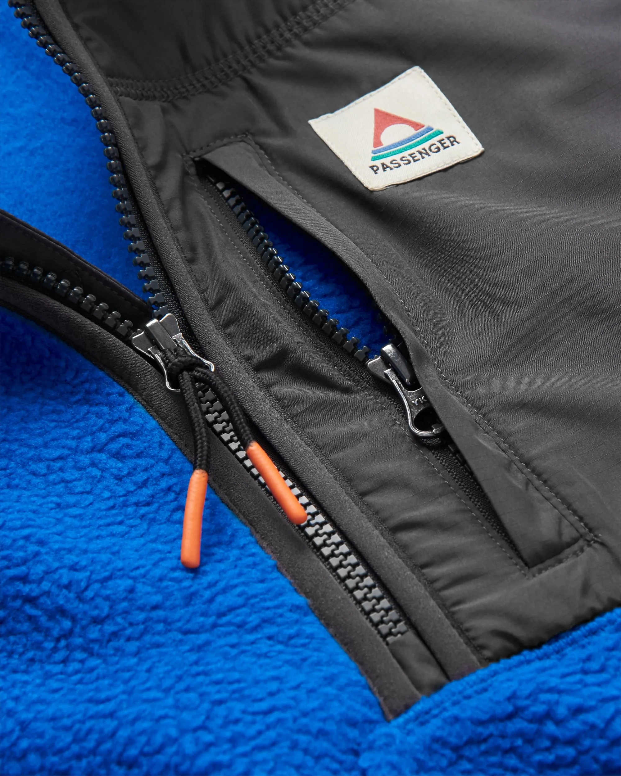 Offgrid 1/2 Zip Sherpa Fleece - Azure Blue - Image 4