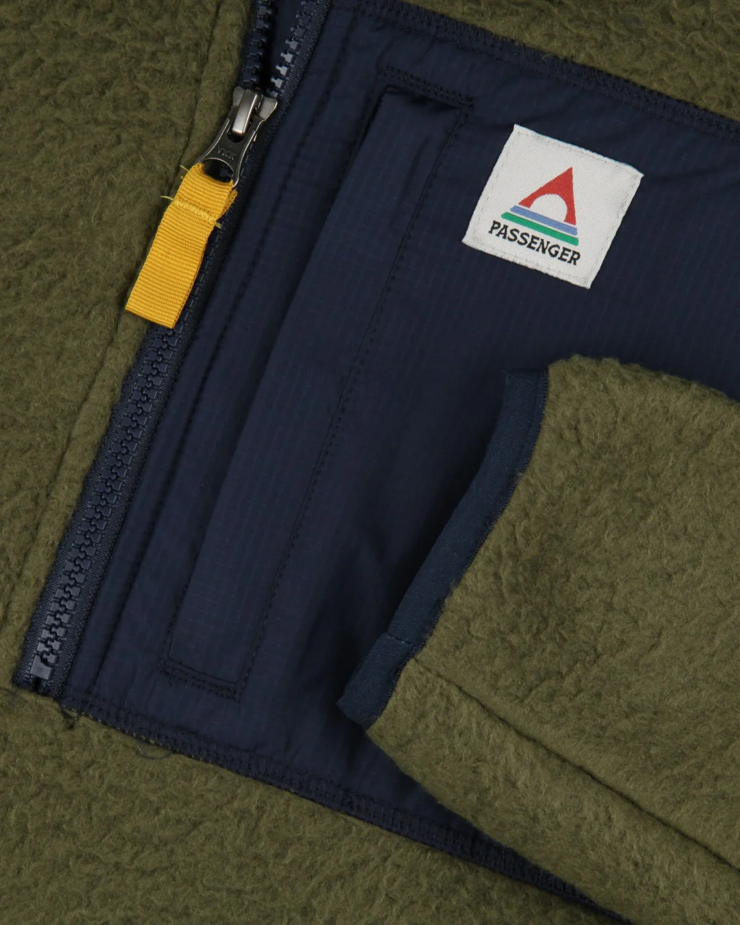 Offgrid 1/4 Zip Sherpa Fleece - Khaki - Image 8