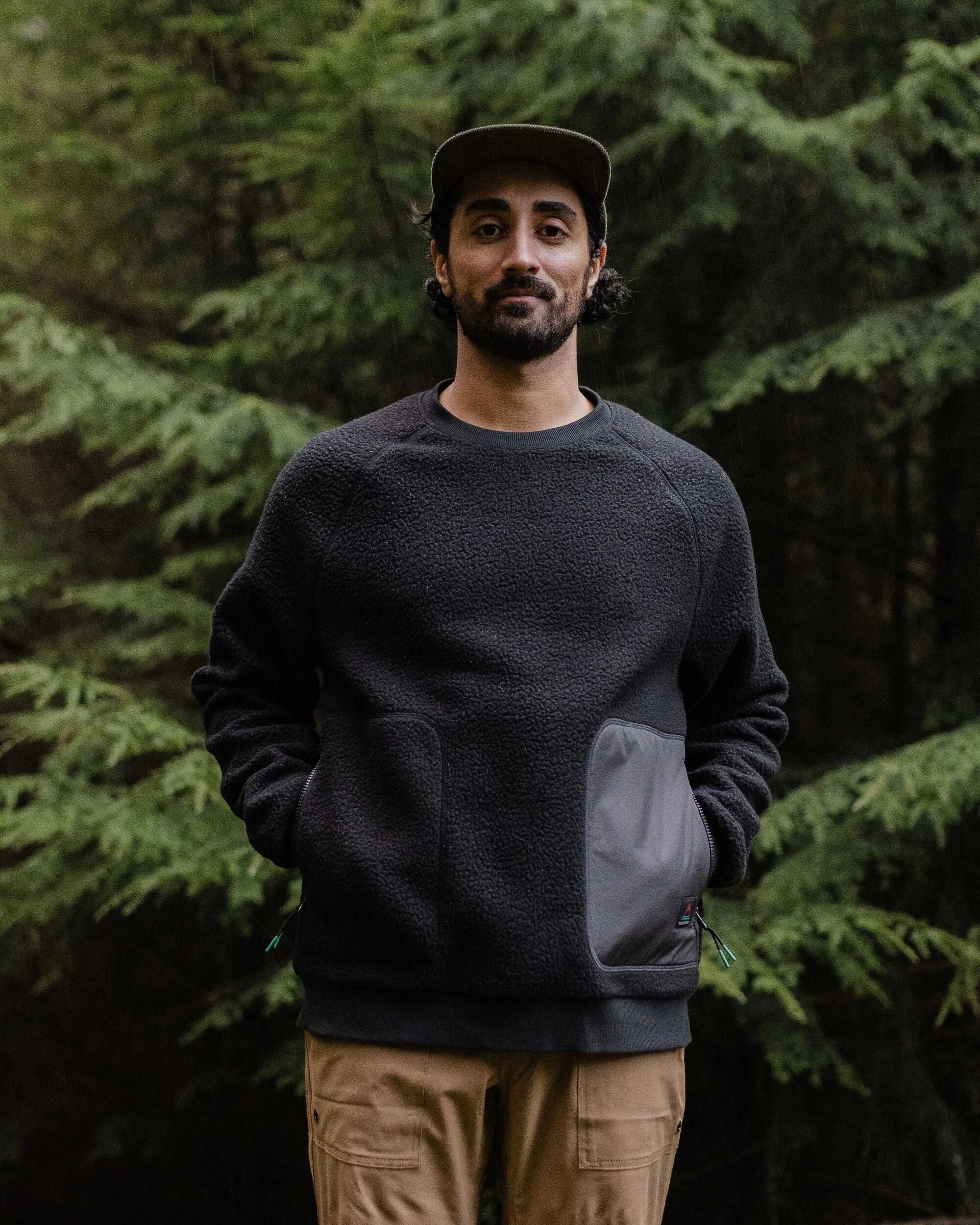 Offgrid Sherpa Crew Fleece - Black