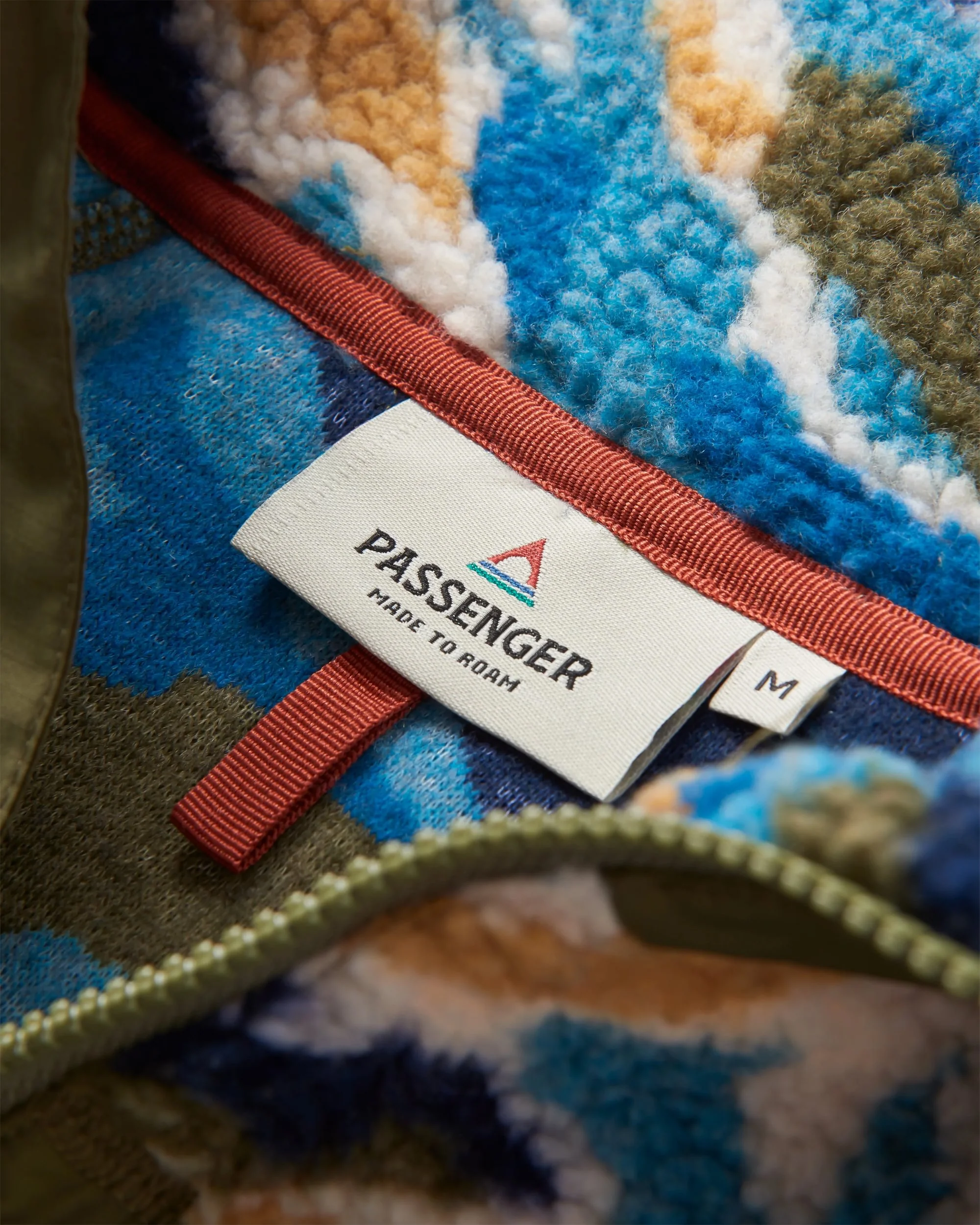 Offroad Sherpa 1/2 Zip Fleece - Mount Scenic Khaki - Image 9