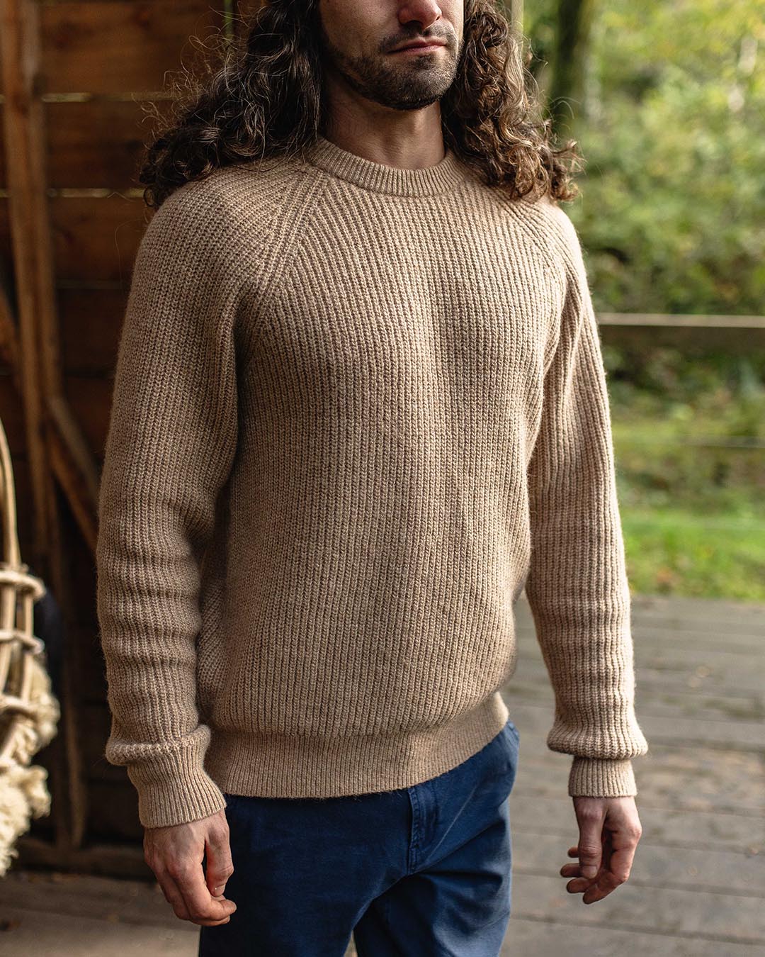 Offshore Knitted Jumper - Sand