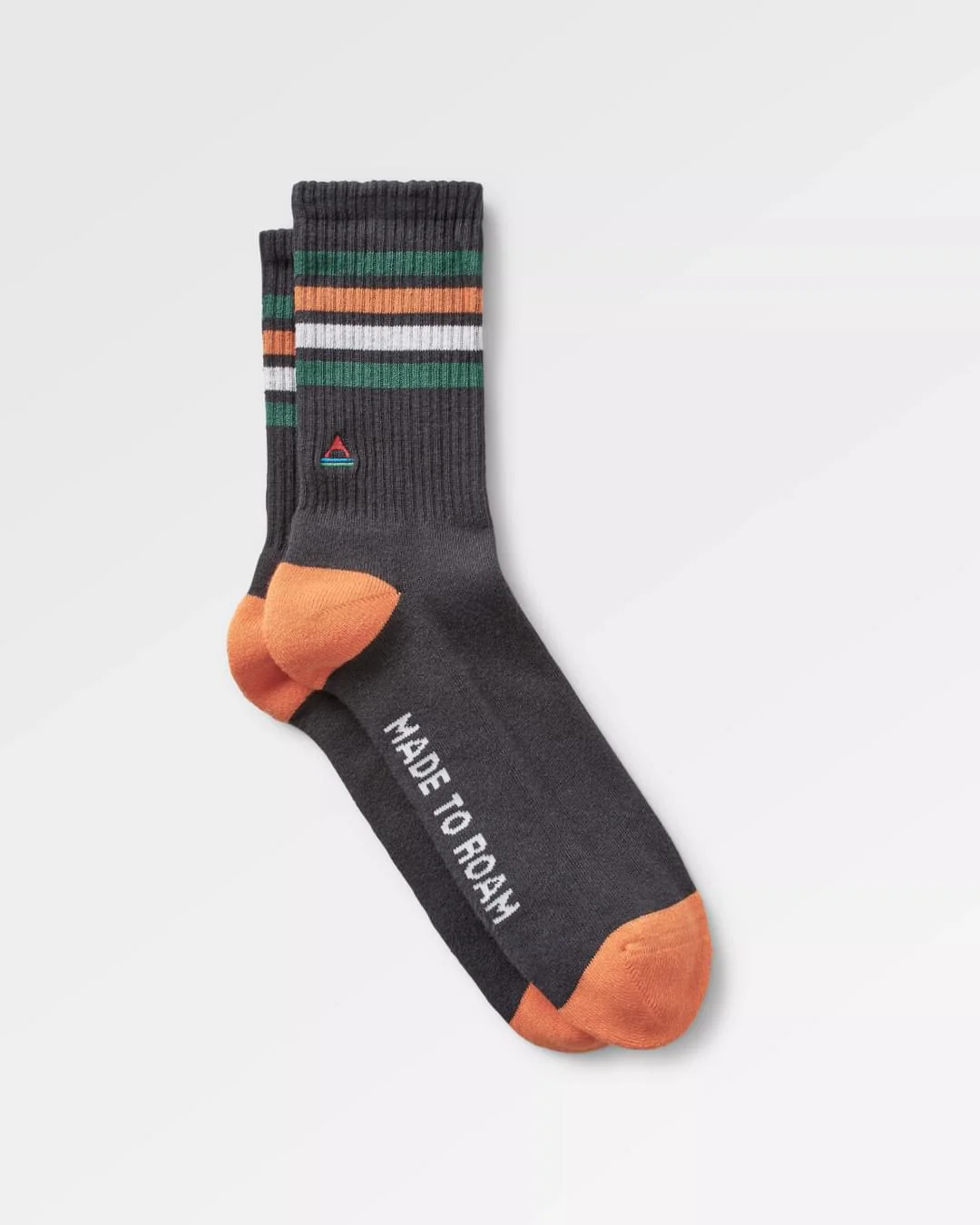 Classic Midweight Crew Socks - Charcoal
