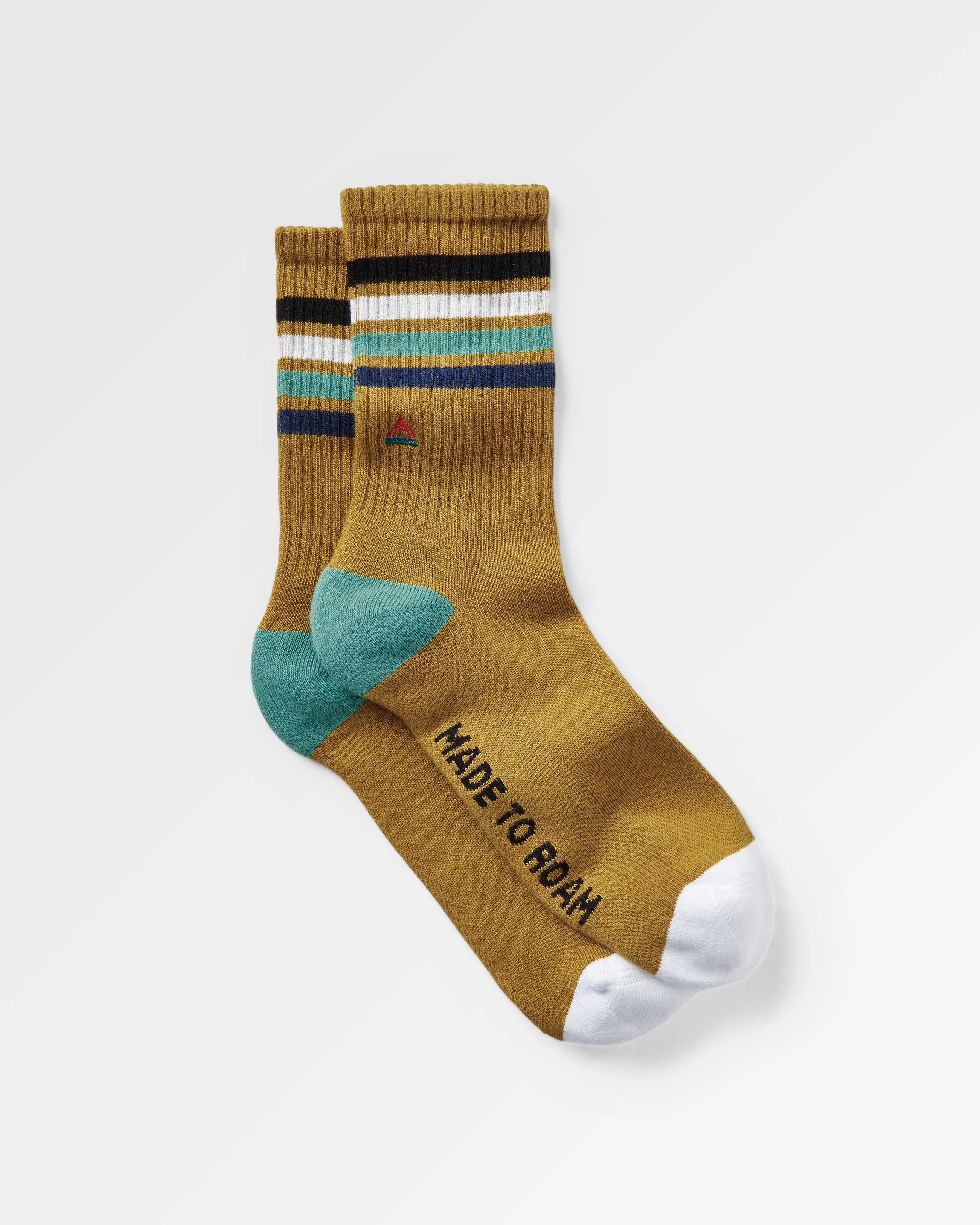 Classic Midweight Crew Socks - Mustard Yellow