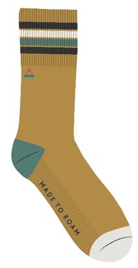 Classic Midweight Crew Socks - Mustard Yellow - Image 6