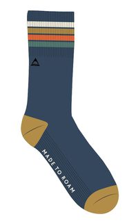 Classic Midweight Crew Socks - Navy - Image 9
