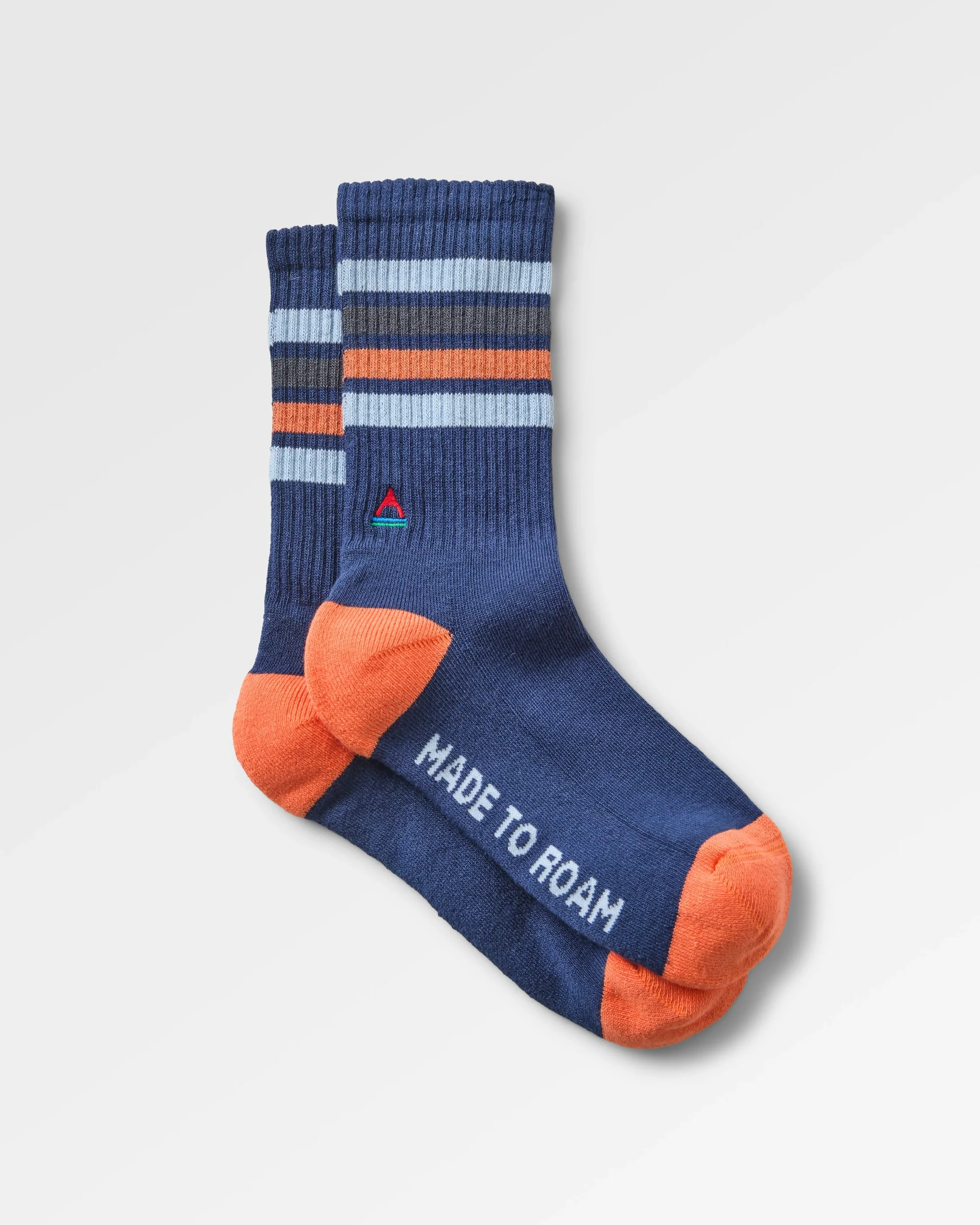Classic Midweight Crew Socks - Rich Navy