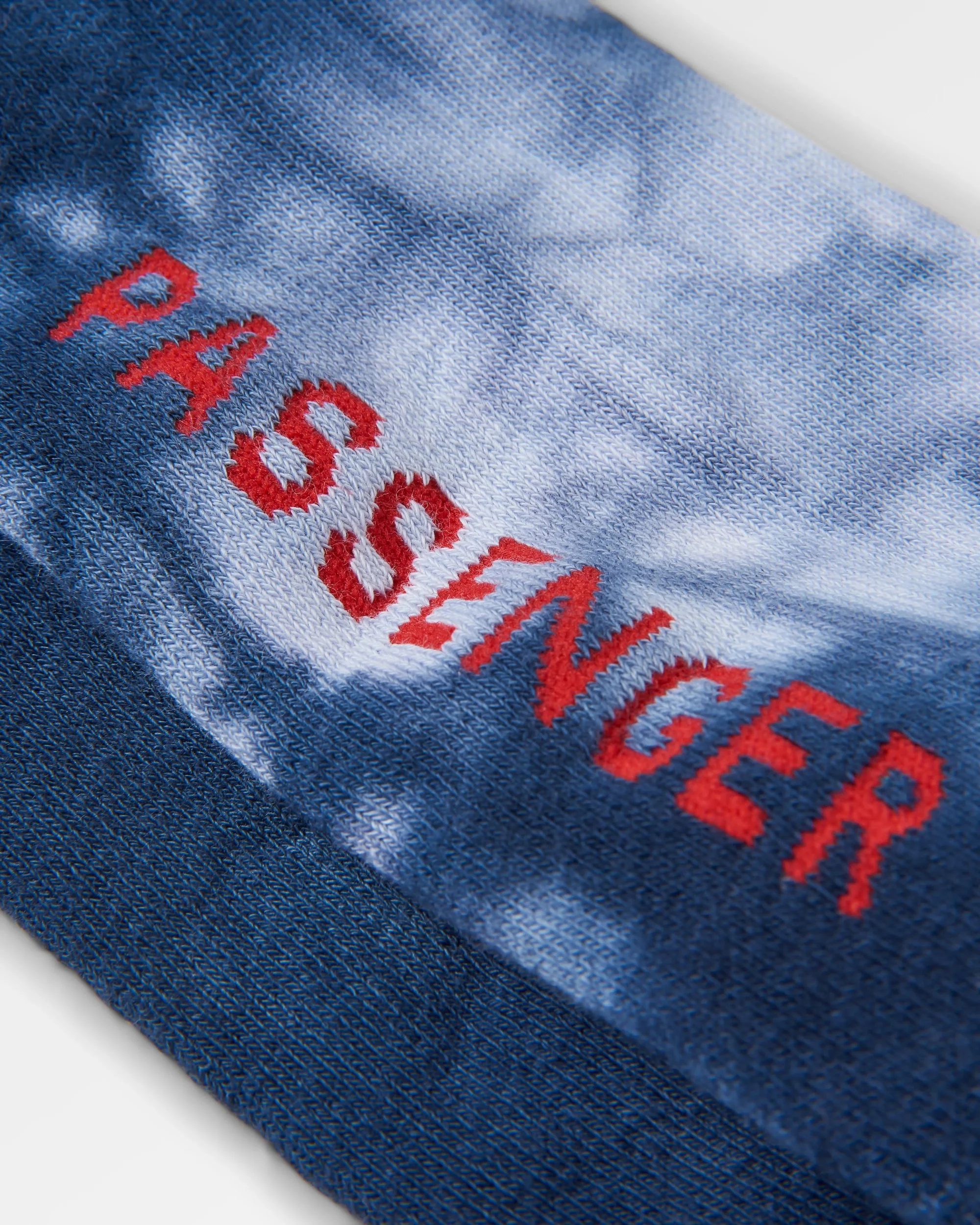 Classic Midweight Crew Socks - Tie Dye Deep Navy - Image 3