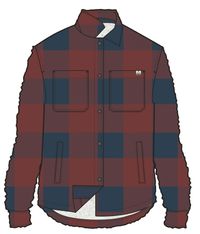 Orion Sherpa-Lined Polar Fleece Shirt - Red Ochre Buffalo - Image 11