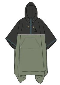 Outback Pull Over Changing Robe - True Black/Pistachio - Image 11