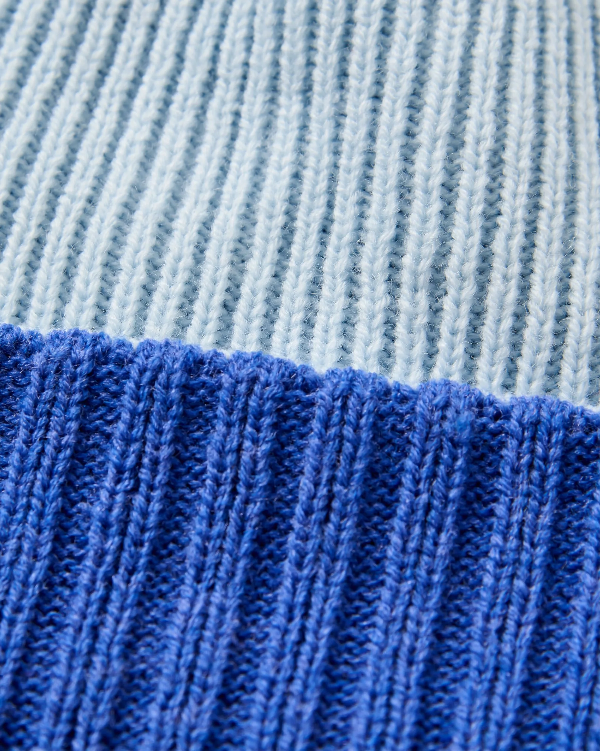 Outlook Reversible Beanie - Ice Blue / Electric Blue - Image 5