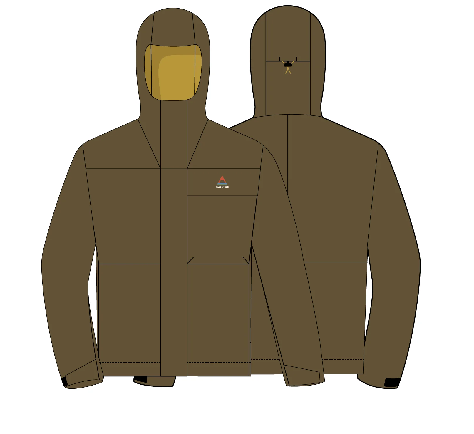 Overland Waterproof Jacket - Dark Olive - Image 11