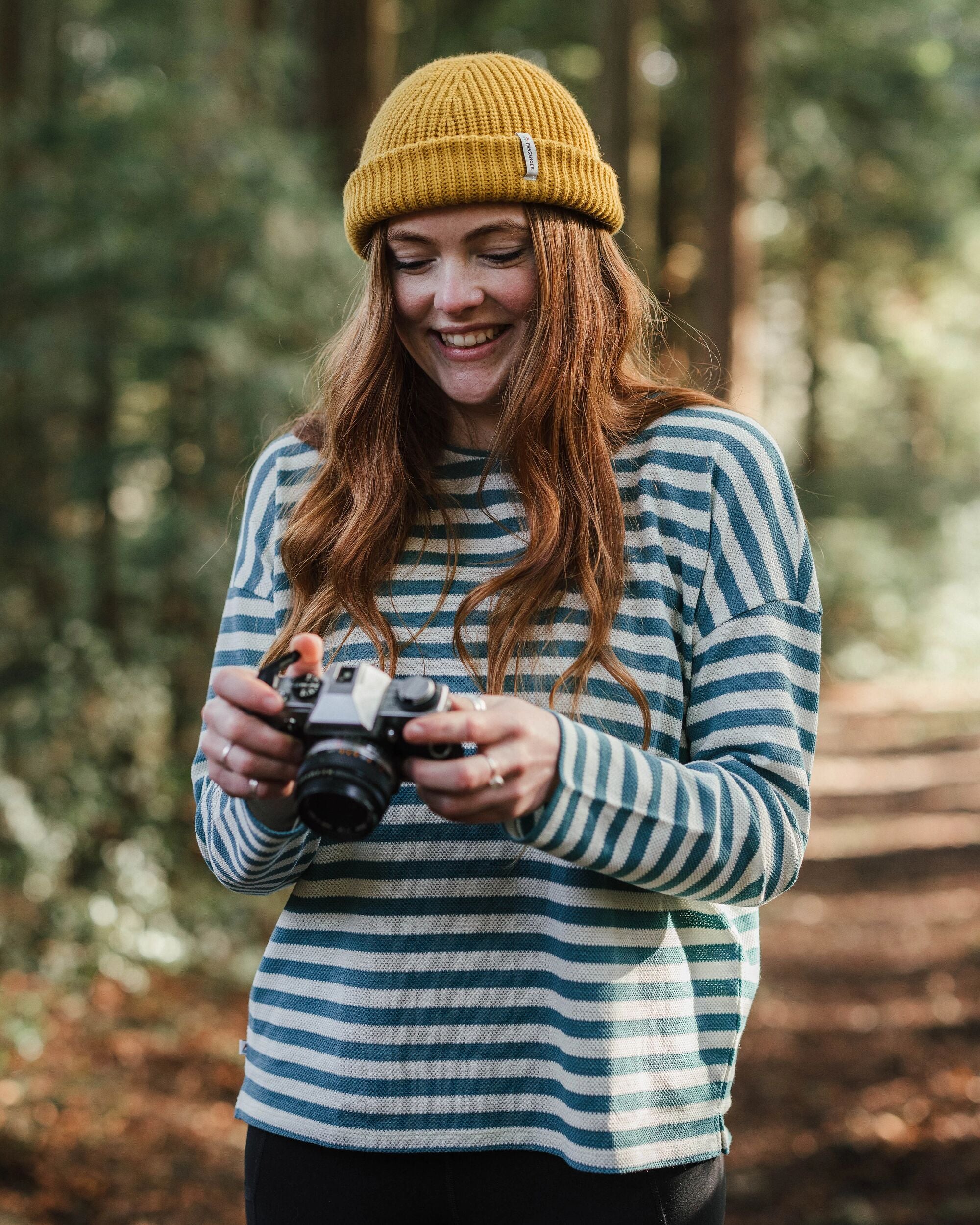 Panorama Striped LS T-Shirt - Arctic Stripe - Image 3