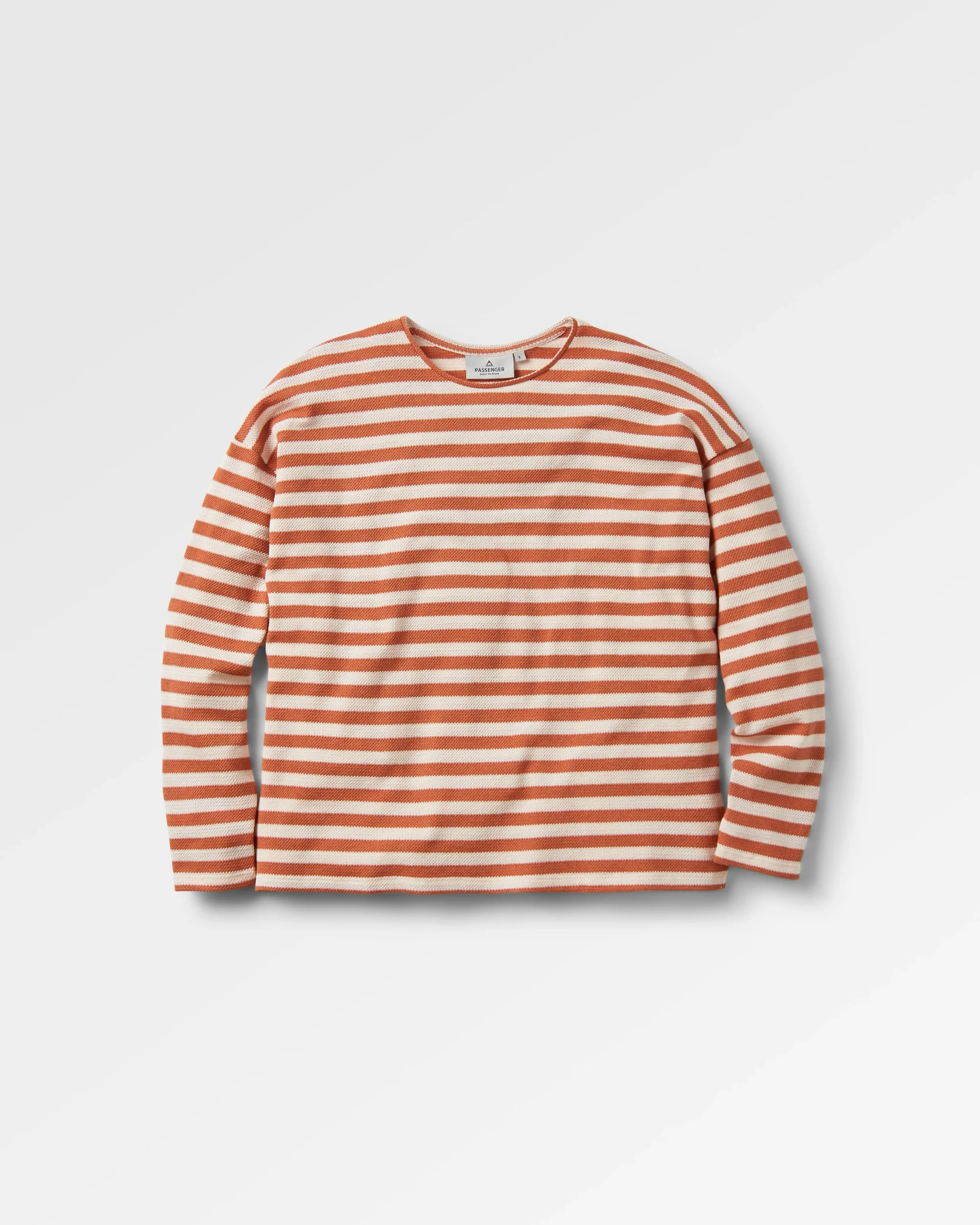 Panorama Striped LS T-Shirt - Glazed Ginger - Image 2