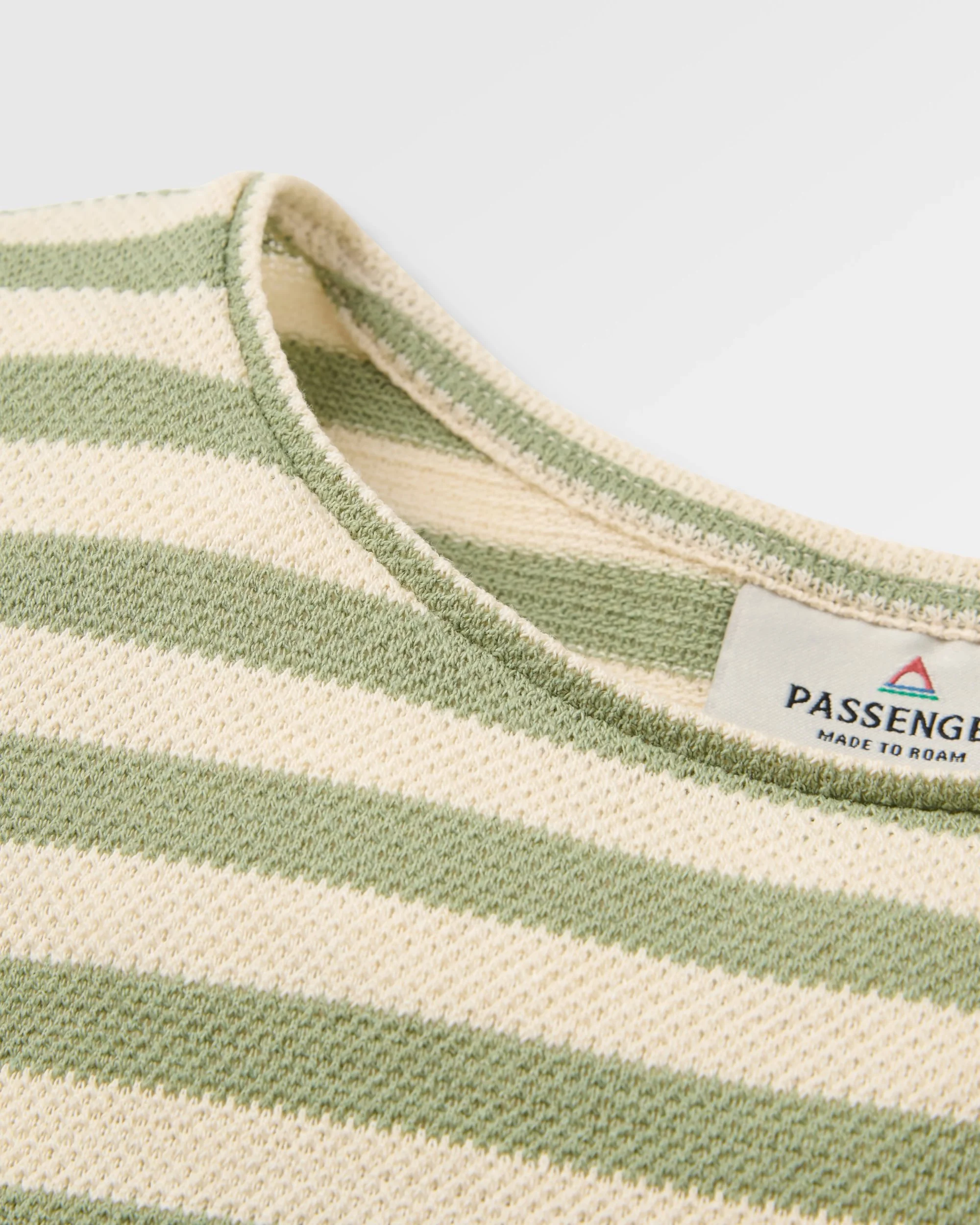 Panorama Striped LS T-Shirt - Stem Green - Image 2