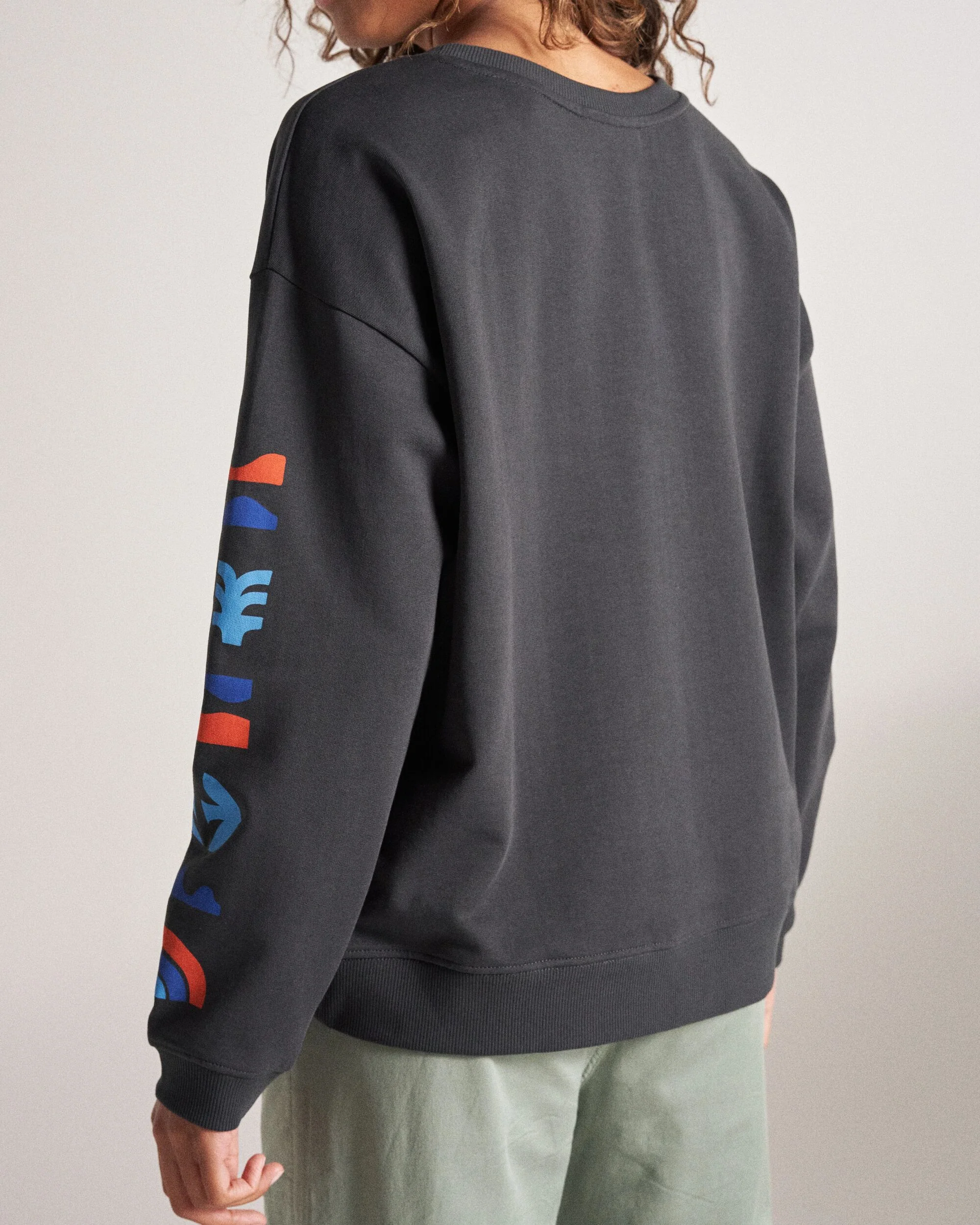 Papercut Sweatshirt - Black - Image 3