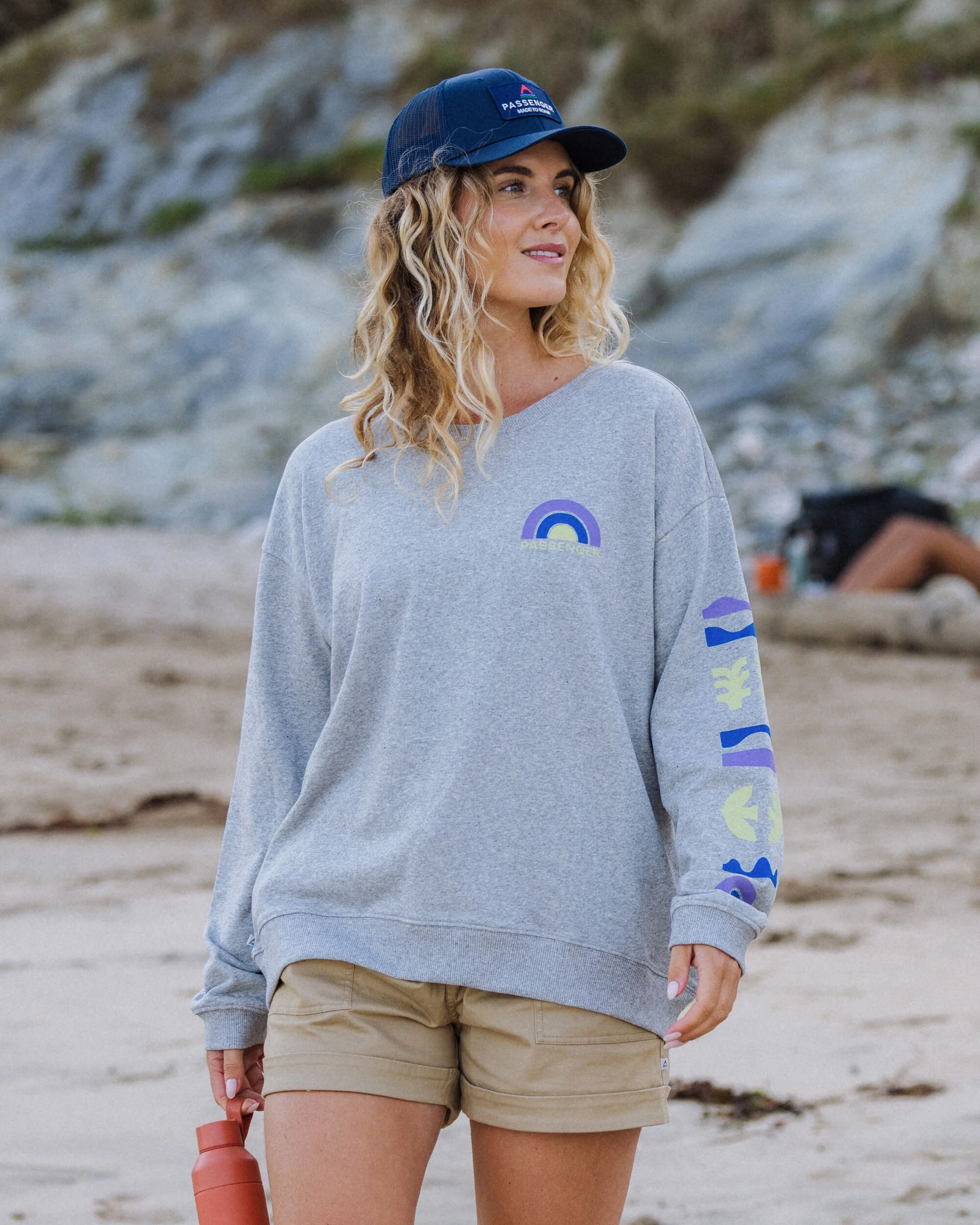 Papercut Sweatshirt - Grey Marl