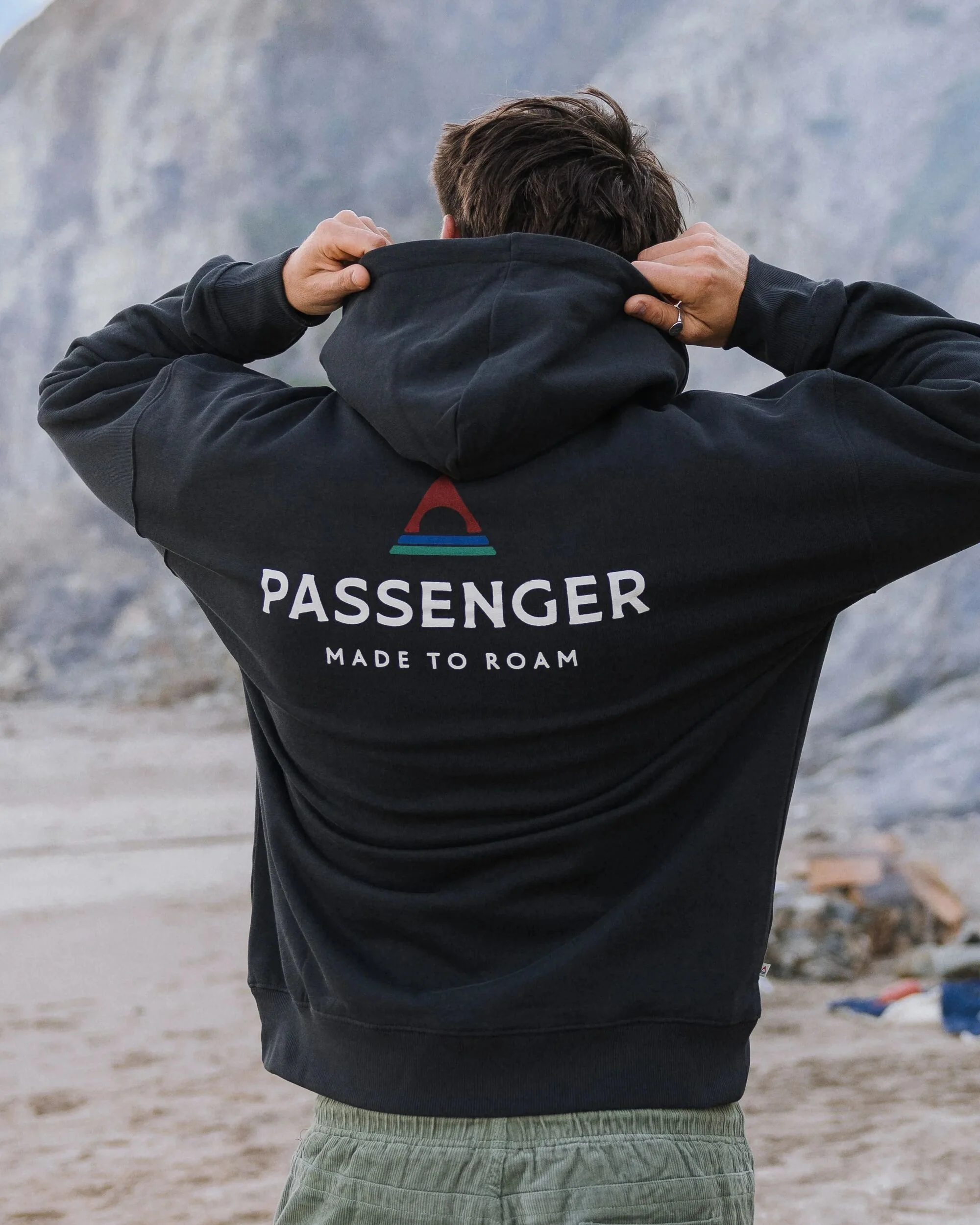 Passenger Relaxed Fit Hoodie - Black