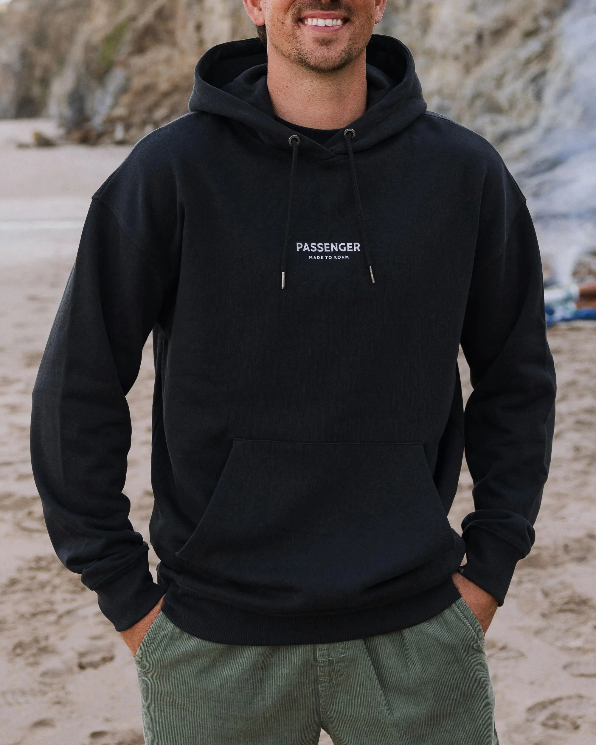 Passenger Relaxed Fit Hoodie - Black - Image 3