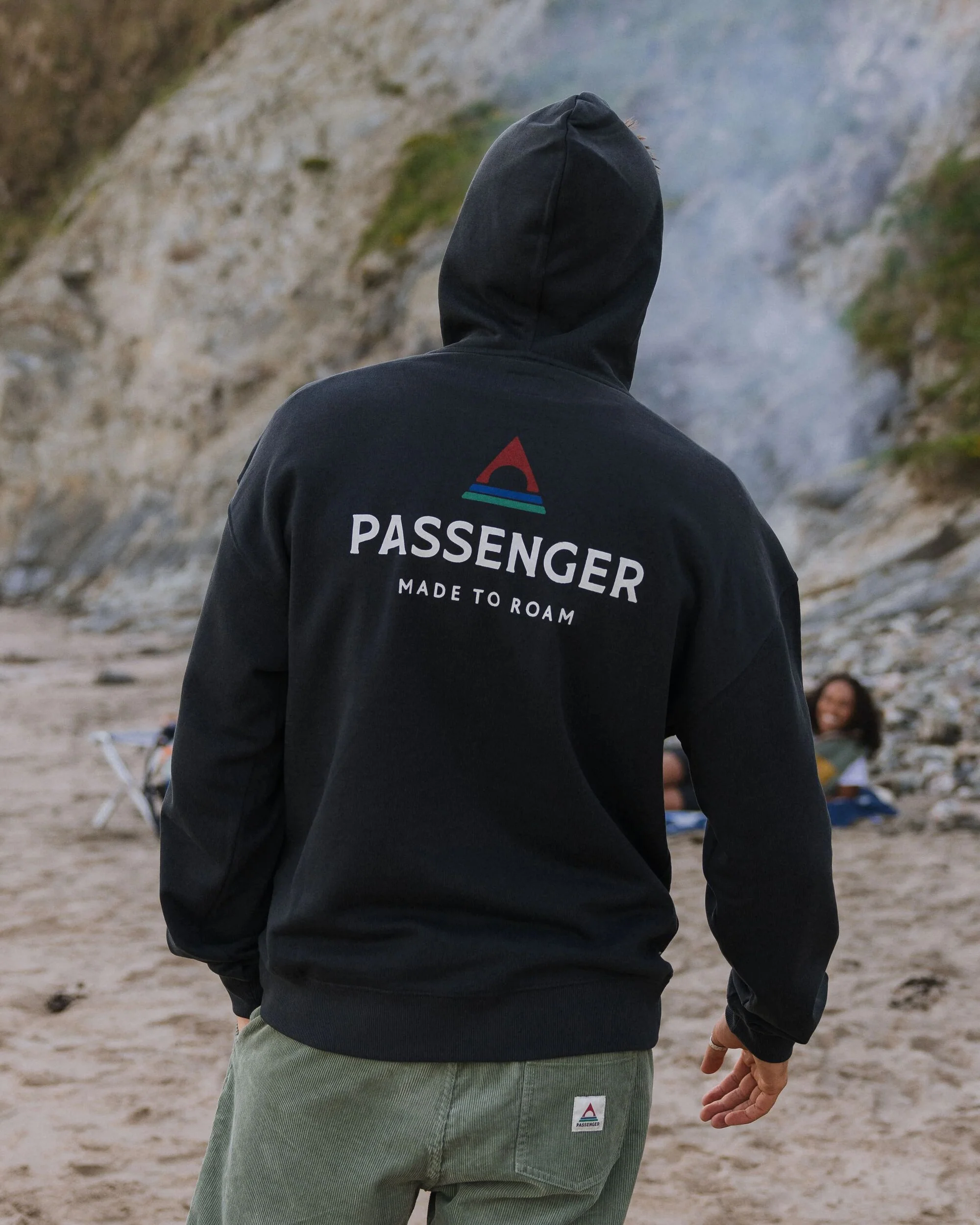 Passenger Relaxed Fit Hoodie - Black - Image 4