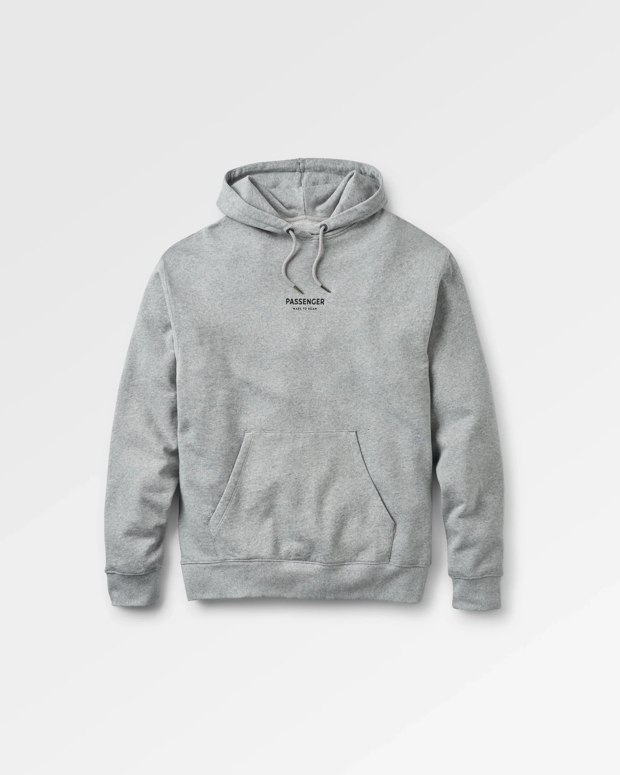 Passenger Relaxed Fit Hoodie - Grey Marl - Image 2