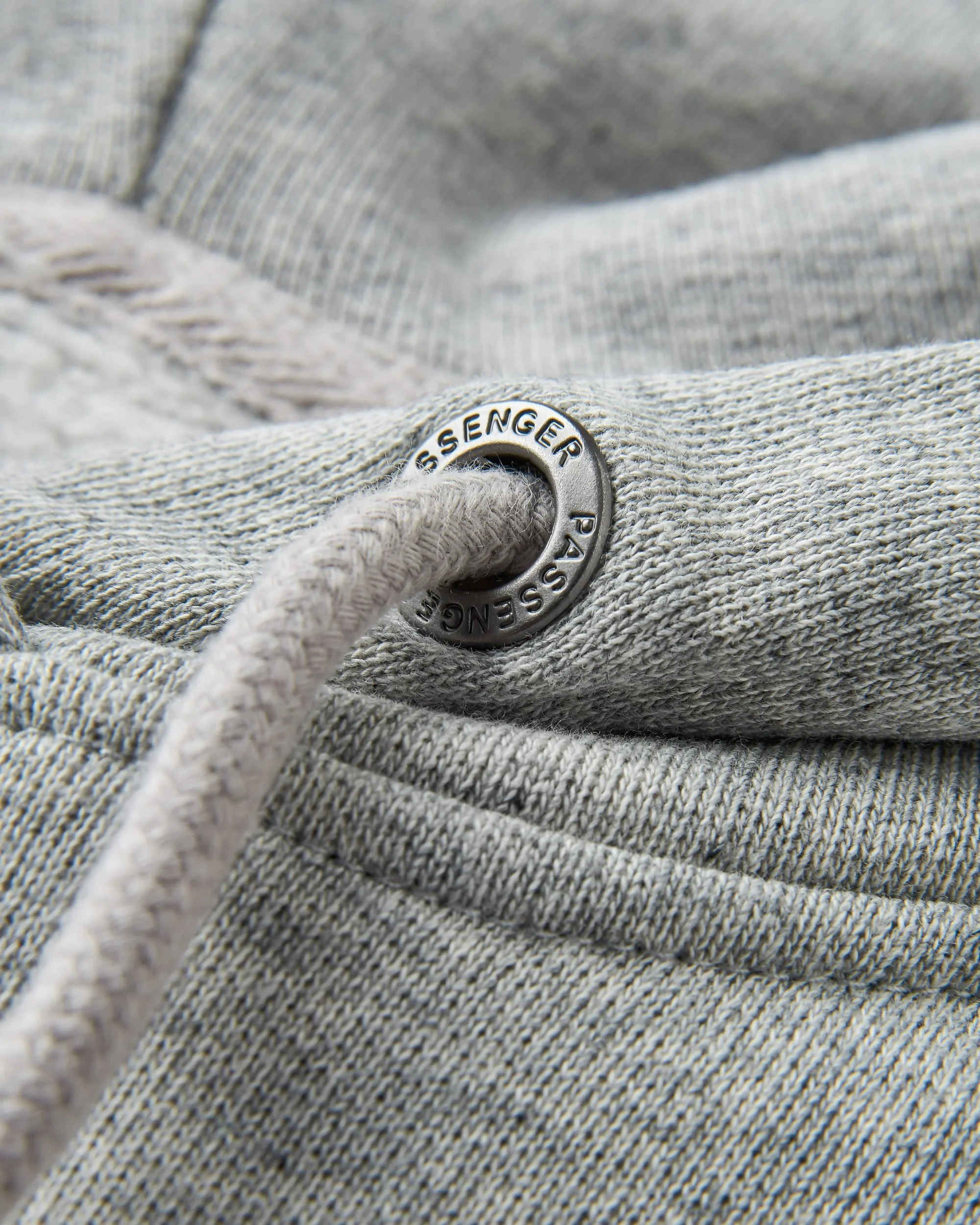 Passenger Relaxed Fit Hoodie - Grey Marl - Image 6