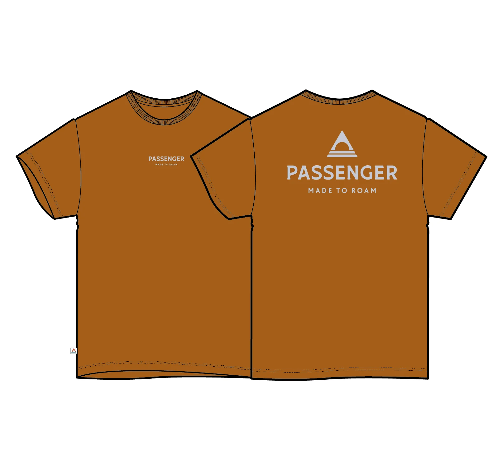 Passenger T-Shirt - Retro Orange - Image 7