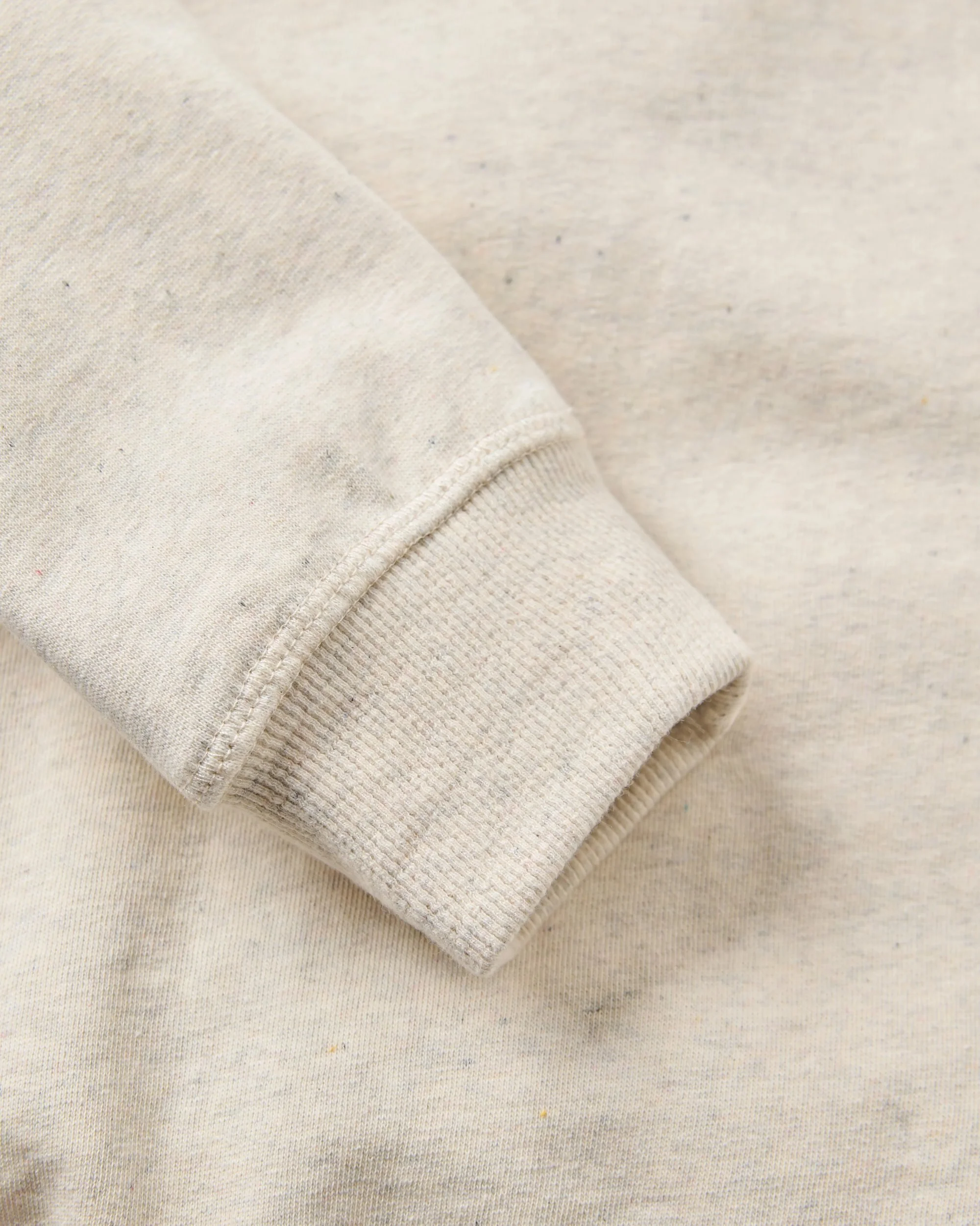 Patch Sweatshirt - Milky Marl - Image 4