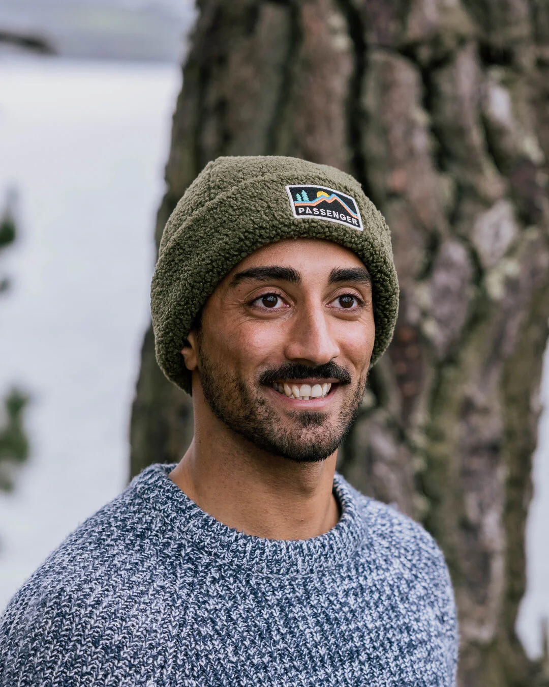 Peak Sherpa Beanie - Khaki - Image 2