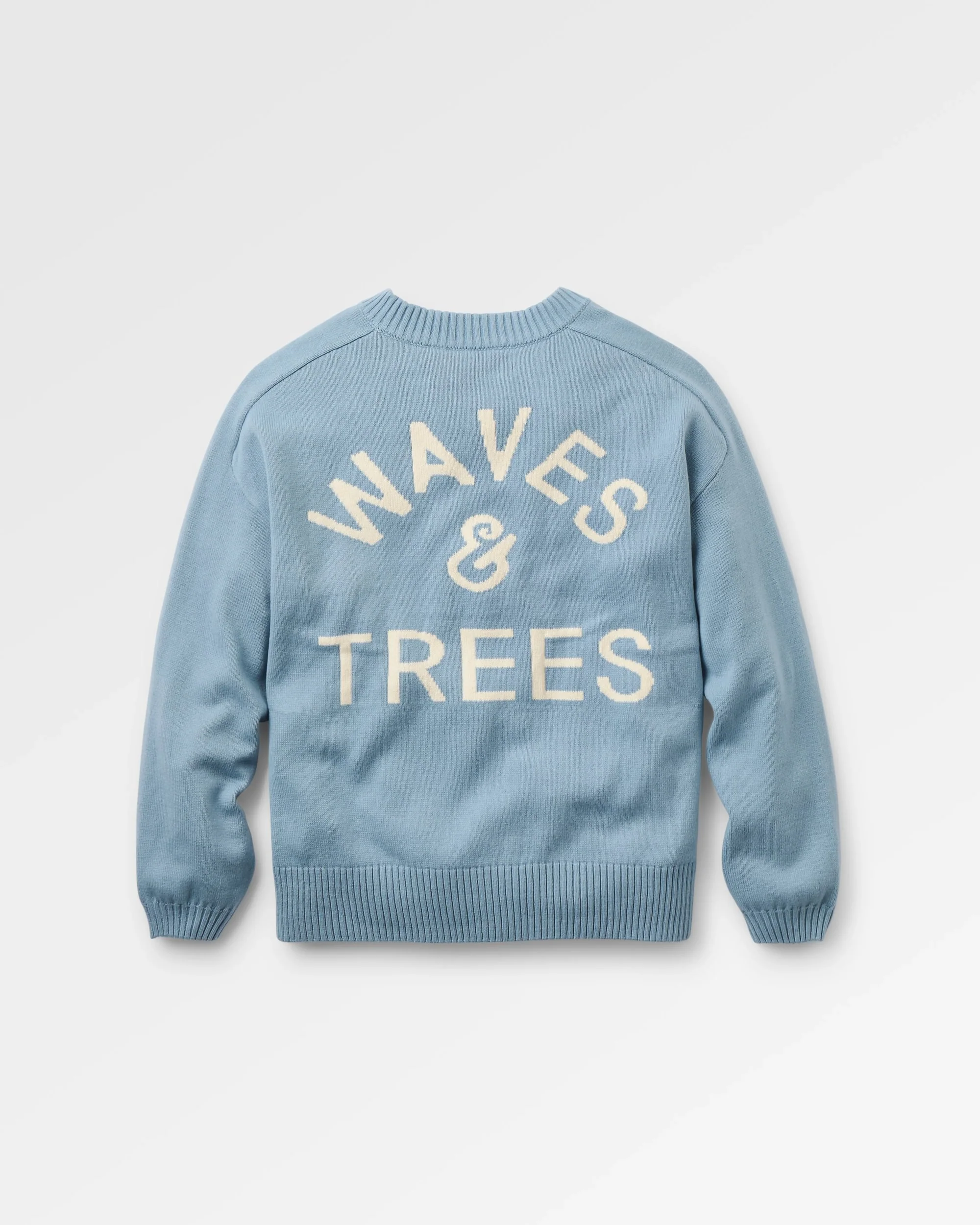 Penida Knitted Jumper - Faded Denim - Image 2