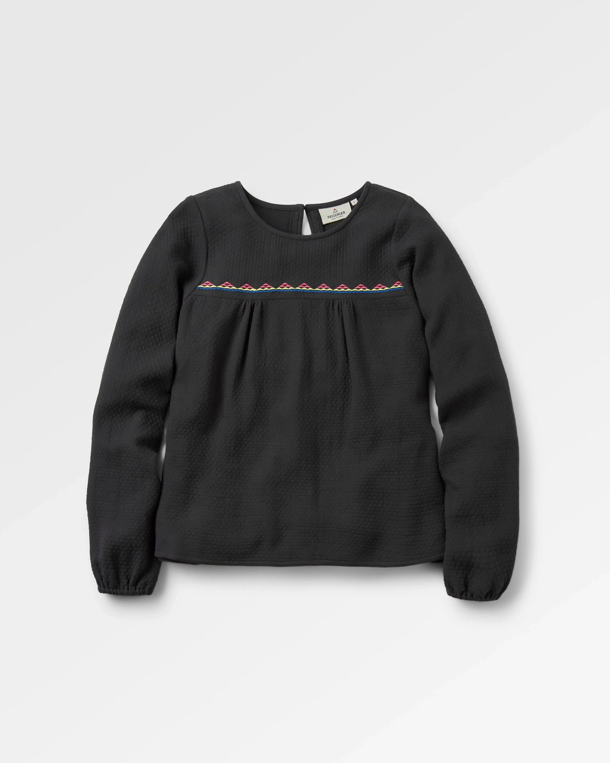 Petal Organic Cotton LS Top - Black - Image 2