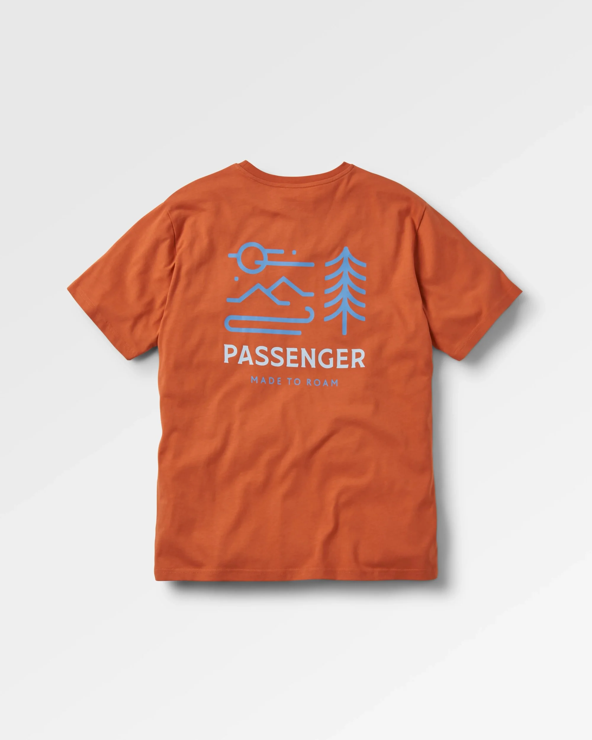 Phoenix Organic Cotton T-Shirt - Burnt Orange - Image 2