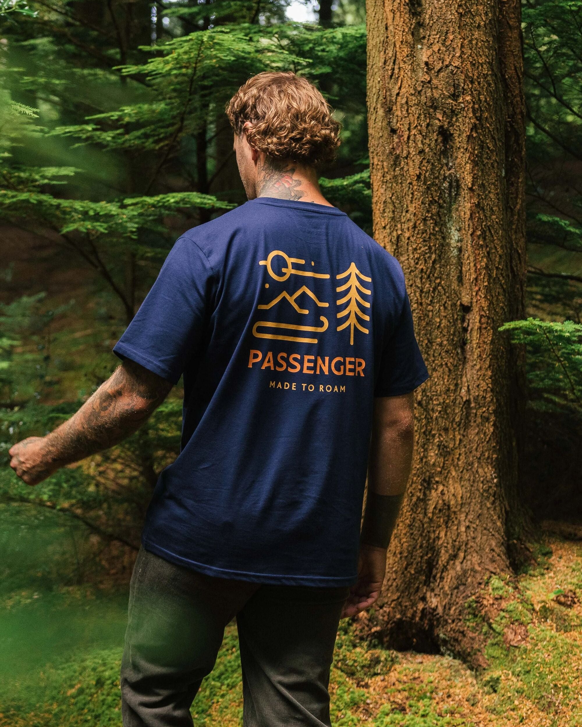 Phoenix Organic Cotton T-Shirt - Rich Navy - Image 7