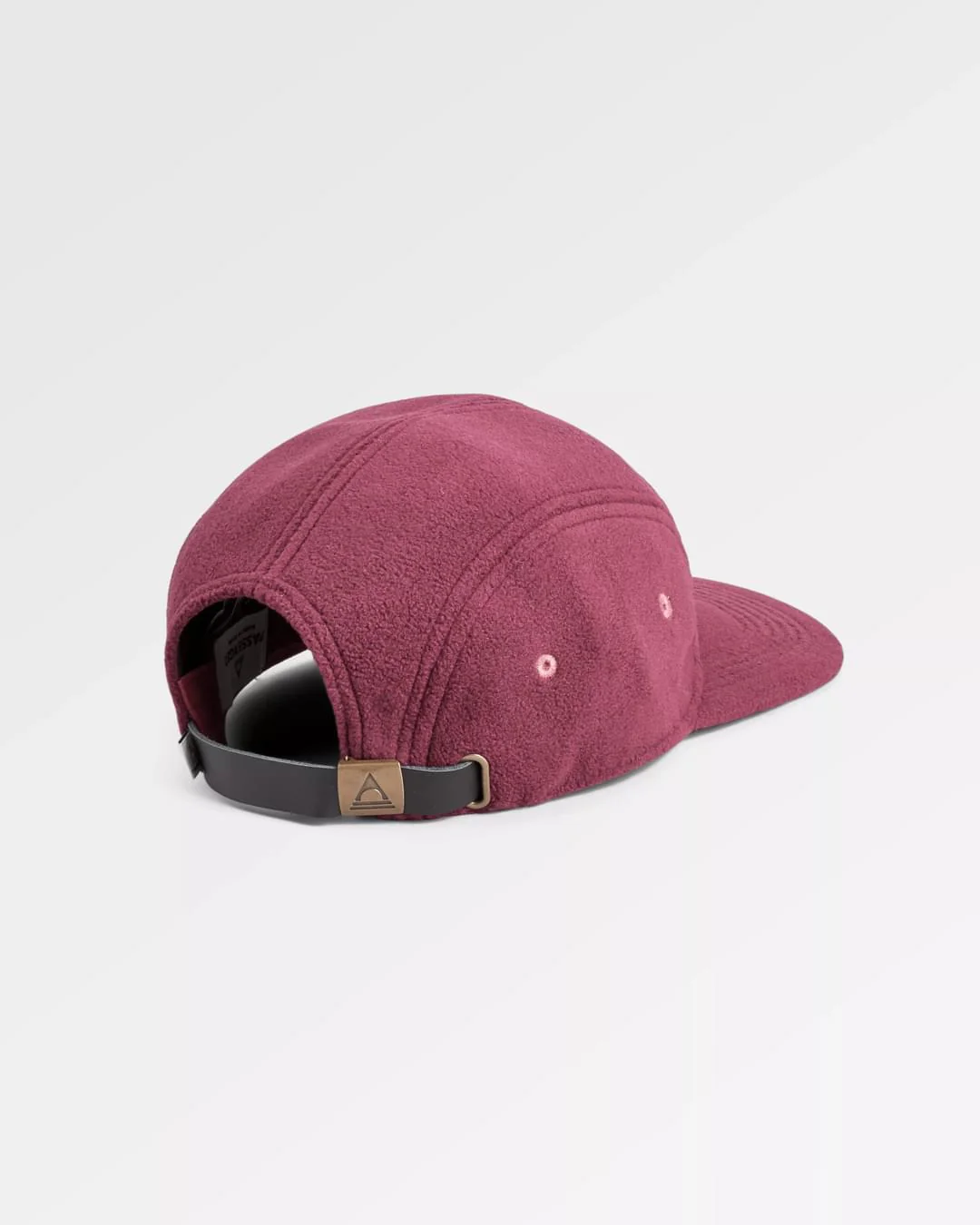 Pine Polar Fleece 5 Panel Cap - Wine - Image 2