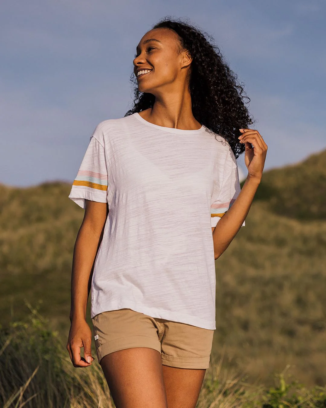 Poinsettia Organic Cotton T-Shirt - White