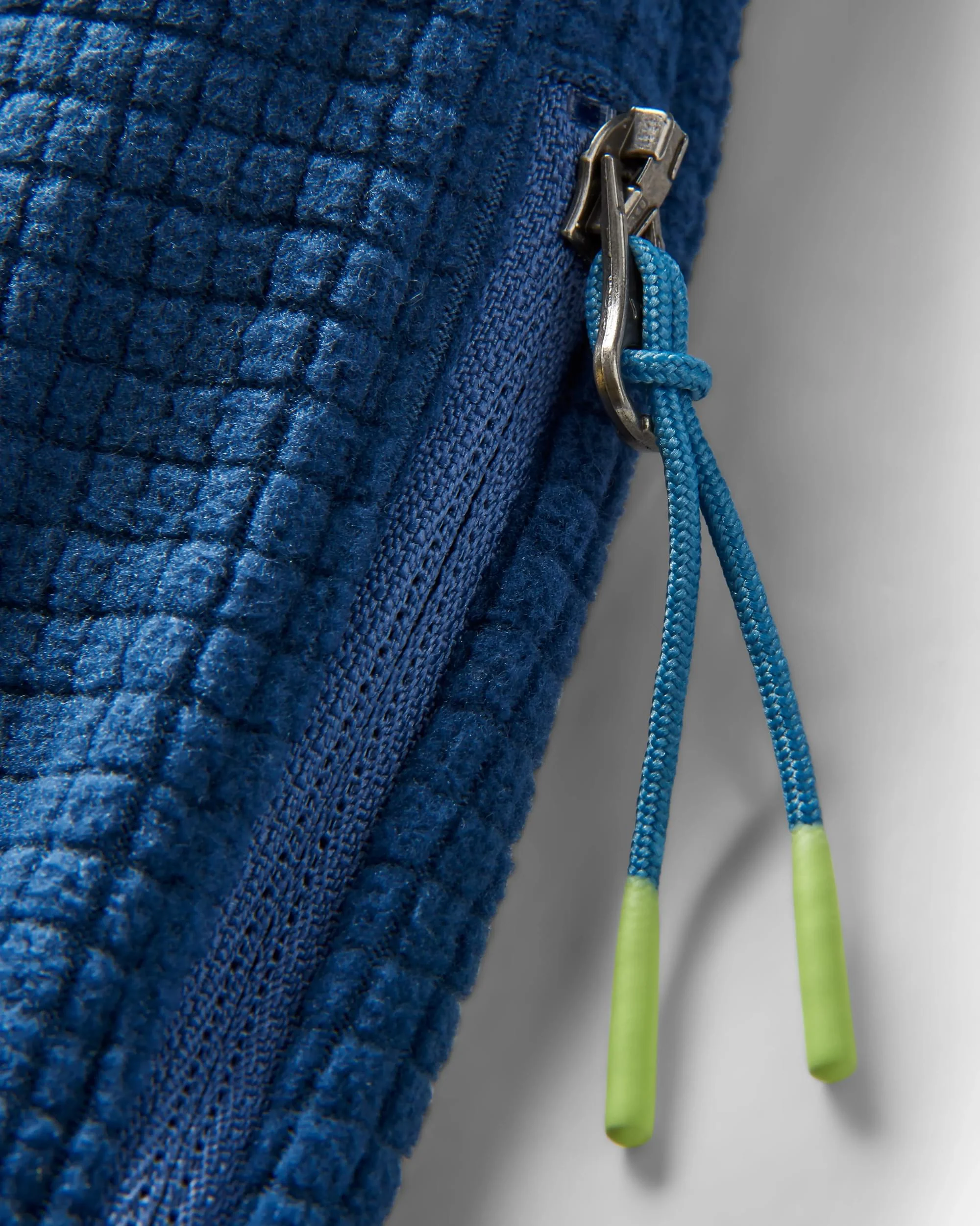 Point Grid Polar Fleece Hoodie - Dark Denim - Image 8