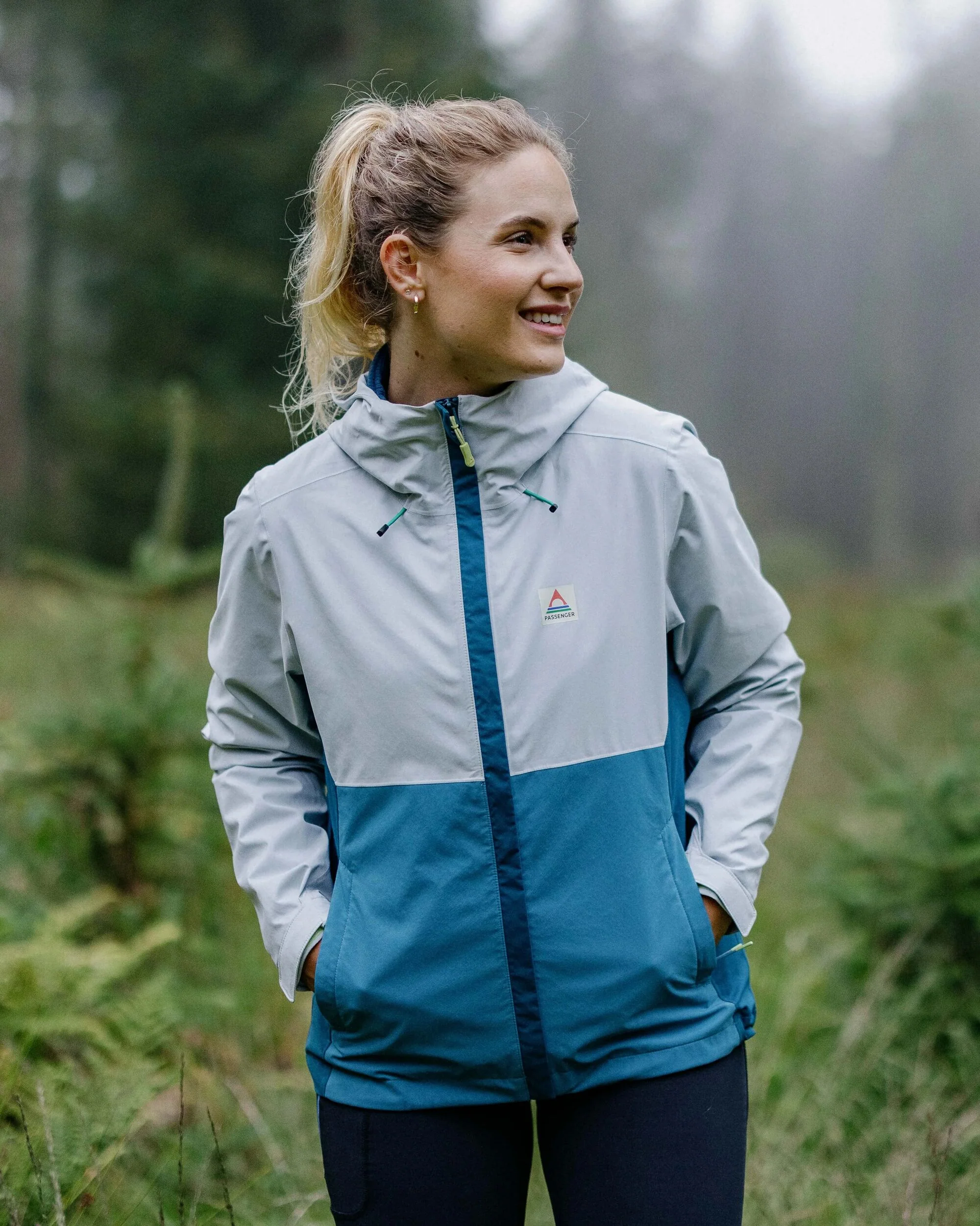 Rainstorm Waterproof Jacket - Grey Blue/Blue Steel