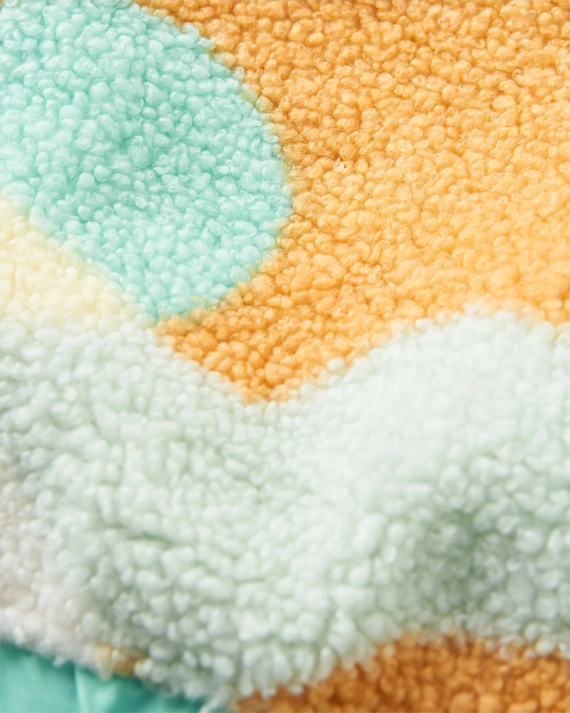 Ravi Sherpa Fleece - Vista Patchwork Yellow - Image 8