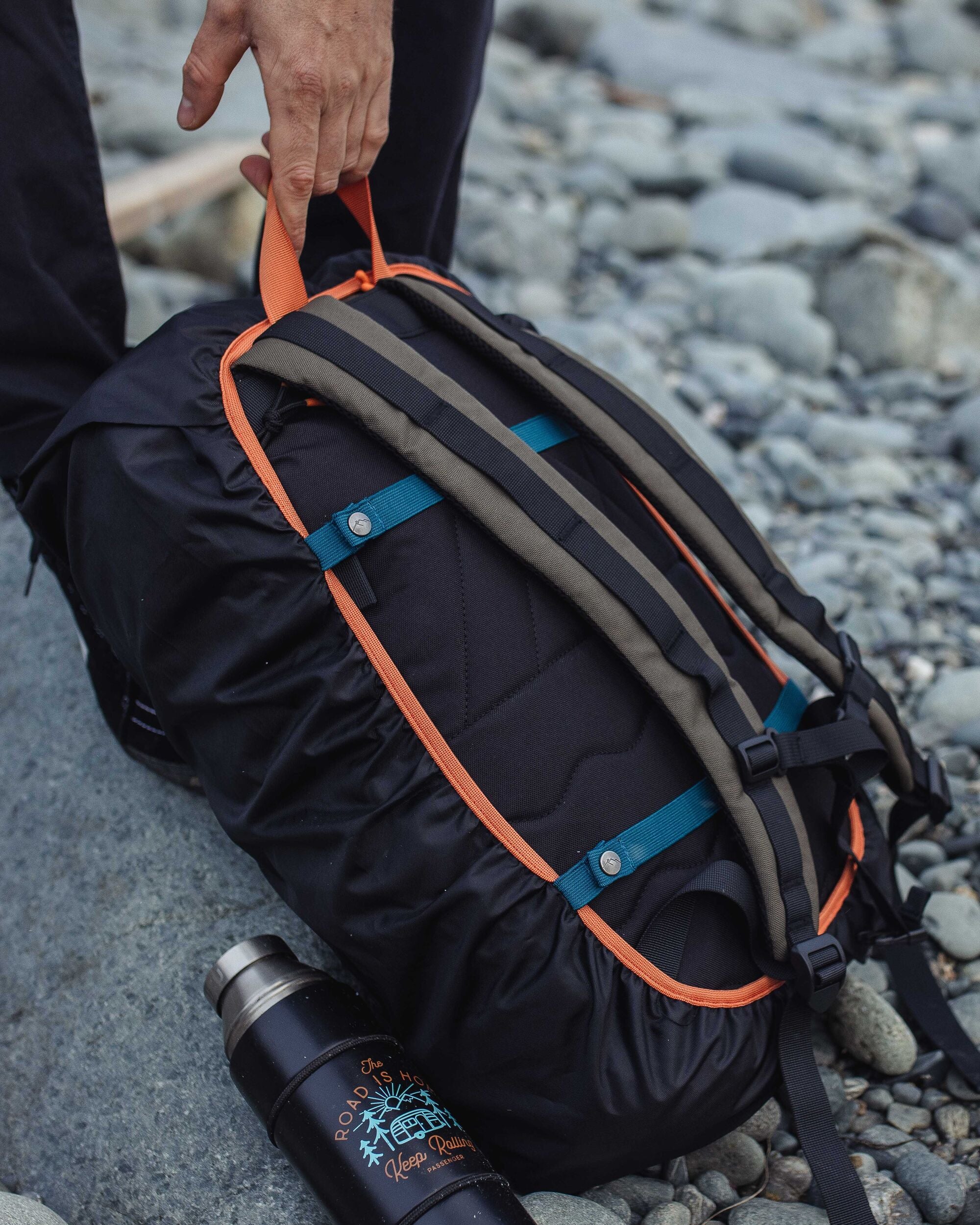 Waterproof Backpack Cover (18-35L) - Black - Image 3