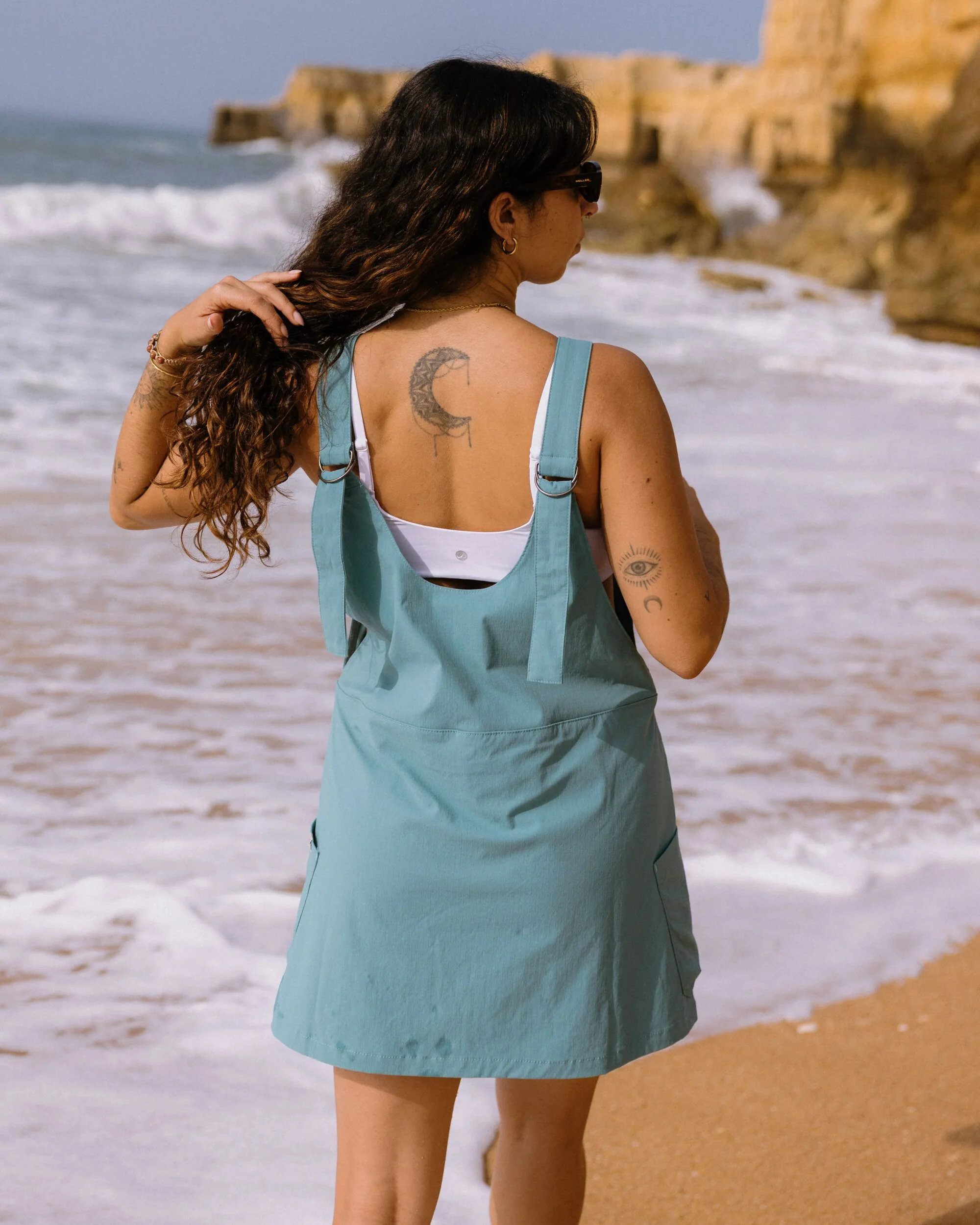 Refuel Ripstop Dress - Ocean Teal - Image 3