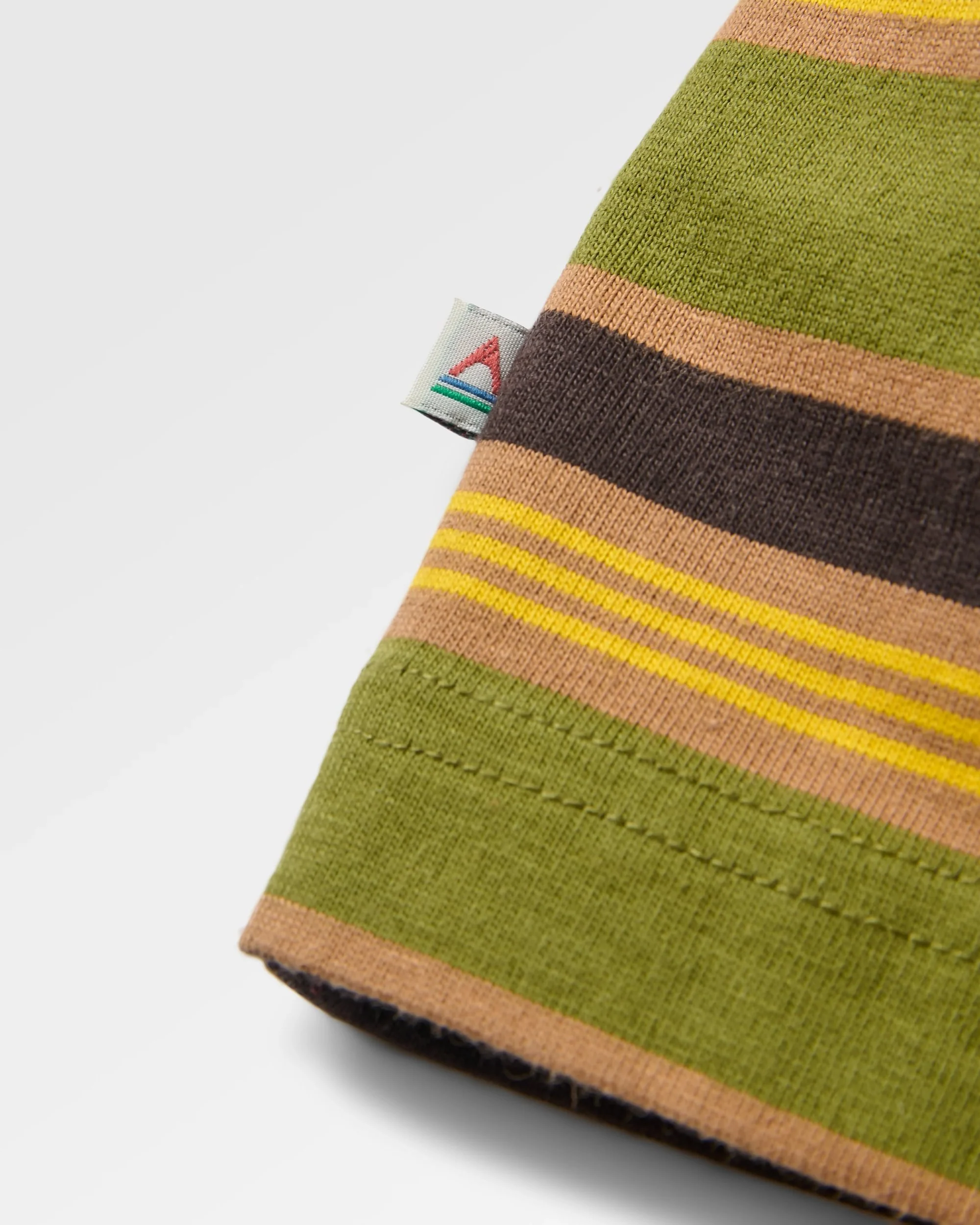 Retro Relaxed Fit LS T-Shirt - Khaki Multi Stripe - Image 6