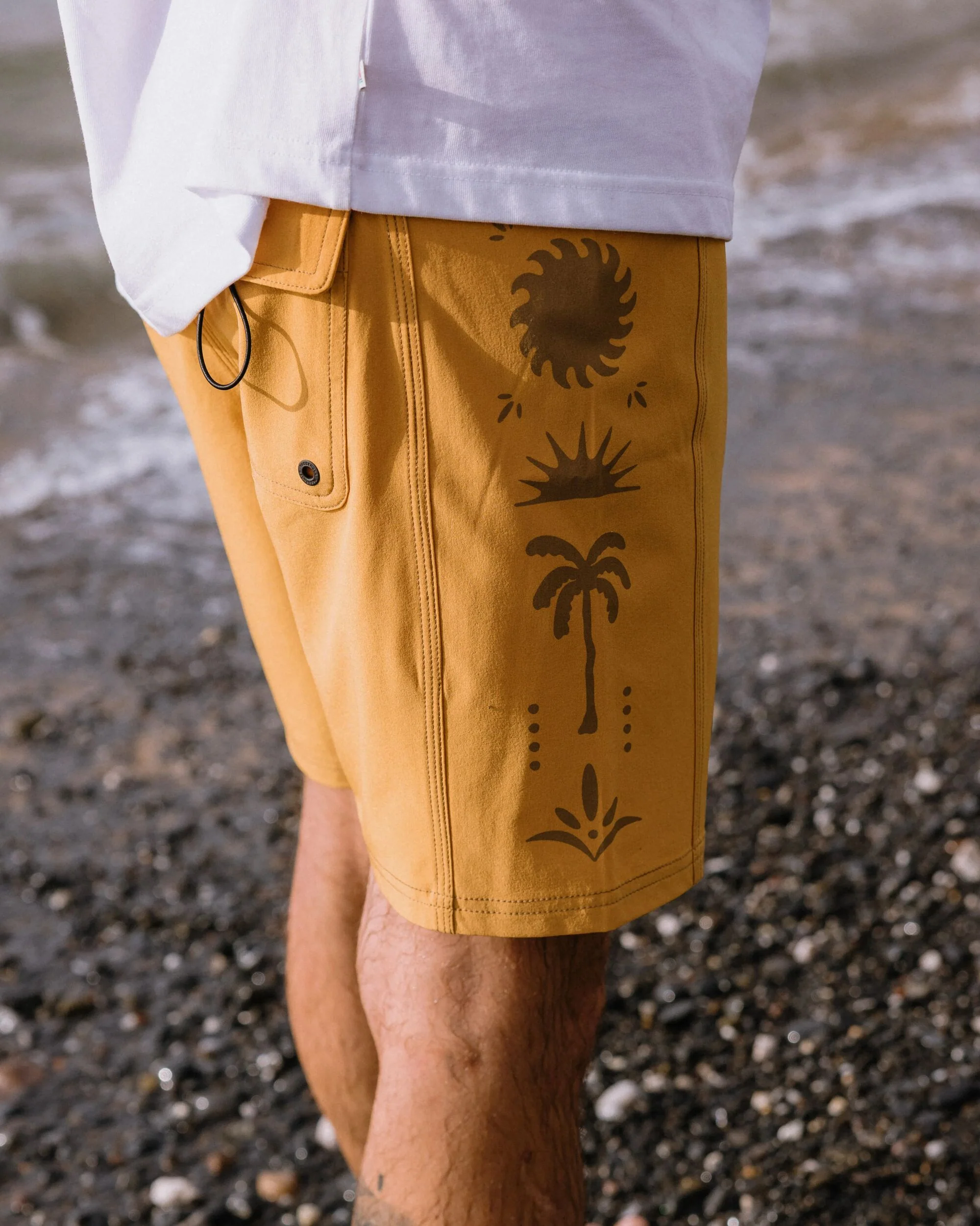 Rialto 16" Boardshort - Spruce Yellow - Image 3