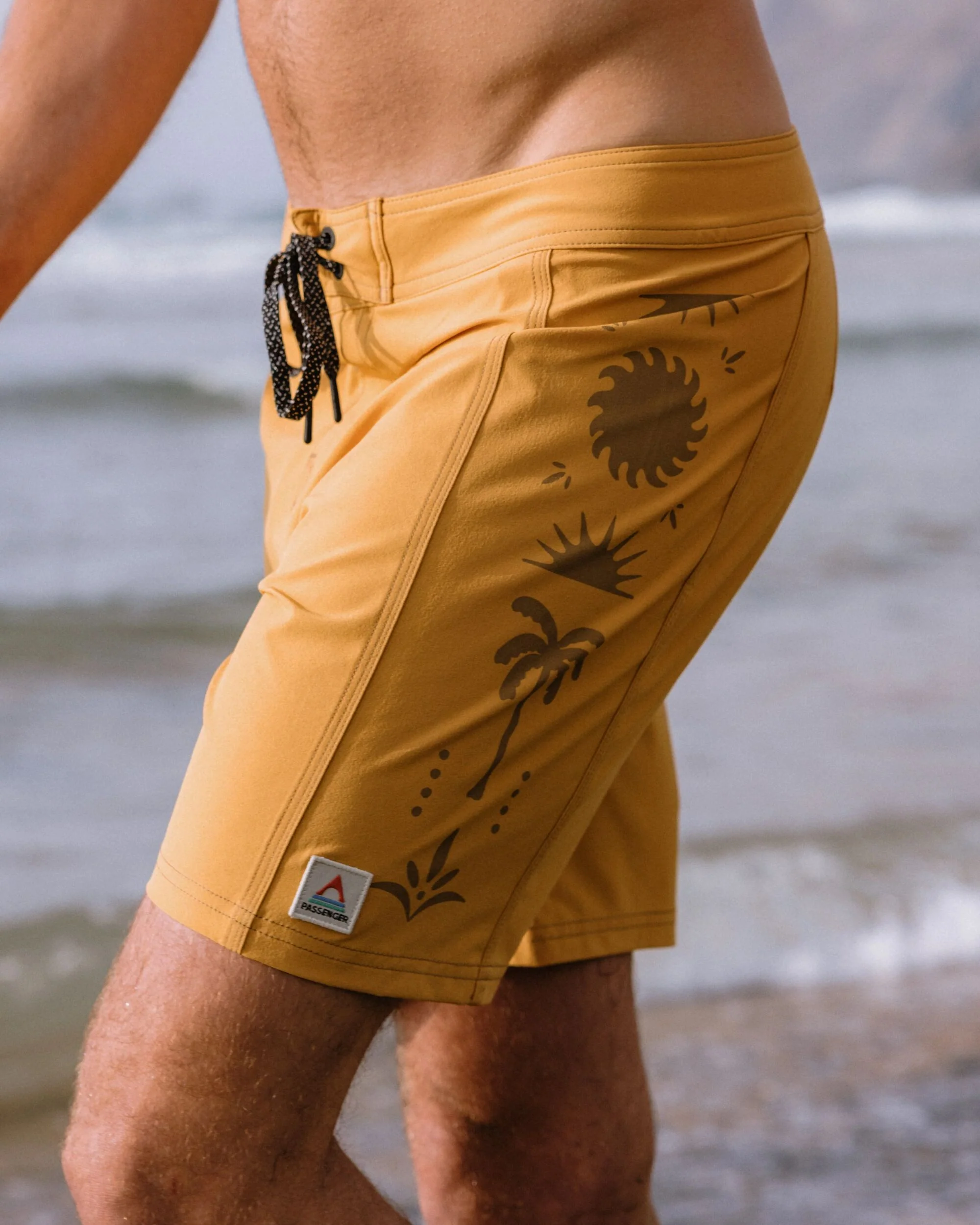 Rialto 16" Boardshort - Spruce Yellow - Image 4