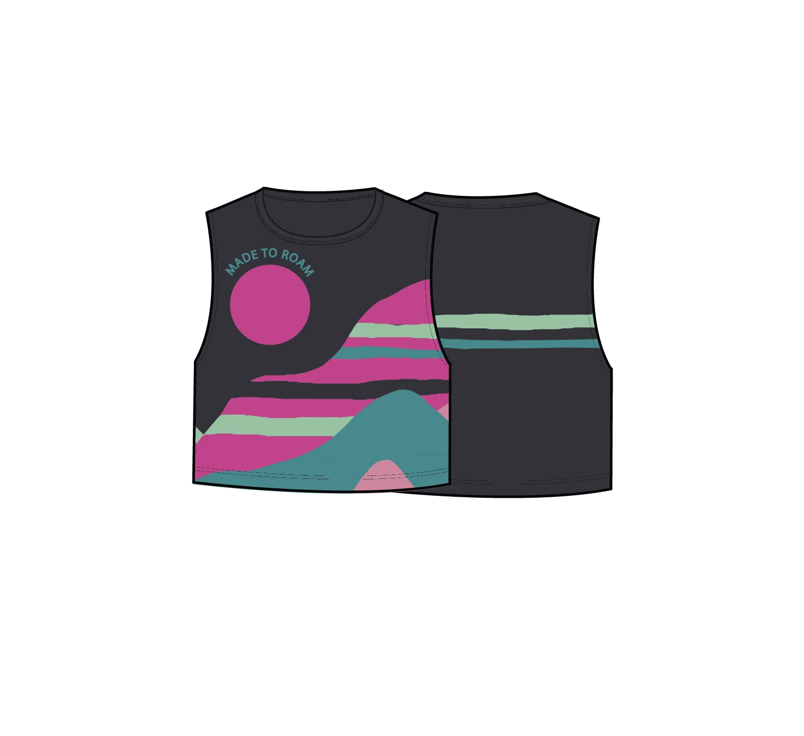 Ride and Climb Vest - Faded Black - Image 6