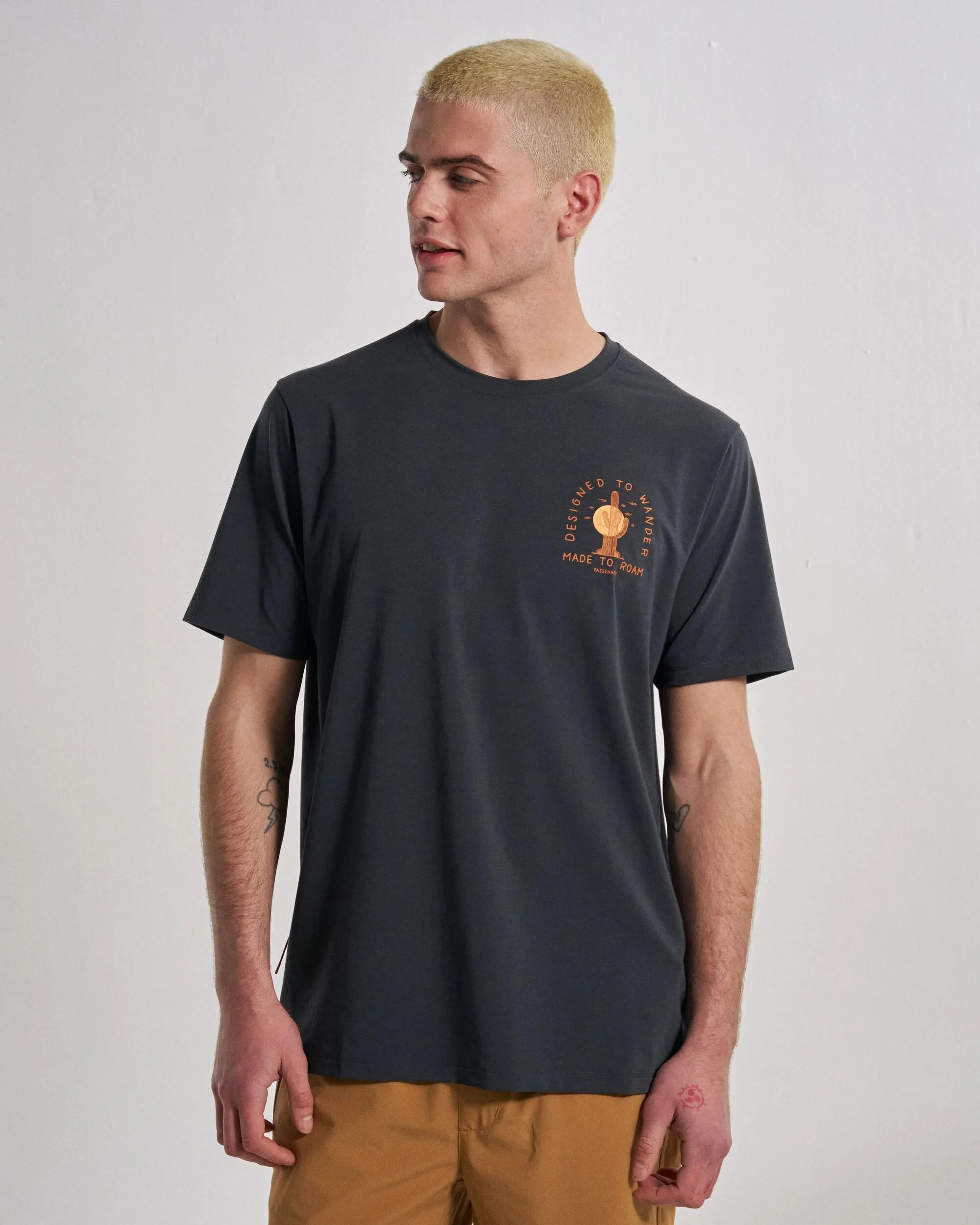 Ridescape Men's Drirelease® Active T-Shirt - Faded Black - Image 3