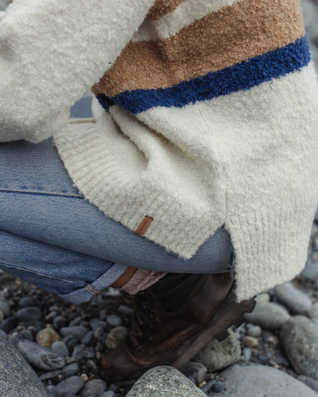 Riverglen Knitted Jumper - Birch - Image 4